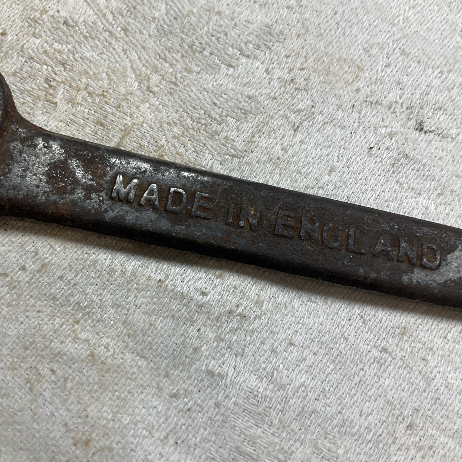 2 SHELLEY SPANNER WRENCH AUTO TOOL CLASSIC CAR 1/4 3/8 5/16 7/16 BSF VINTAGE OLD