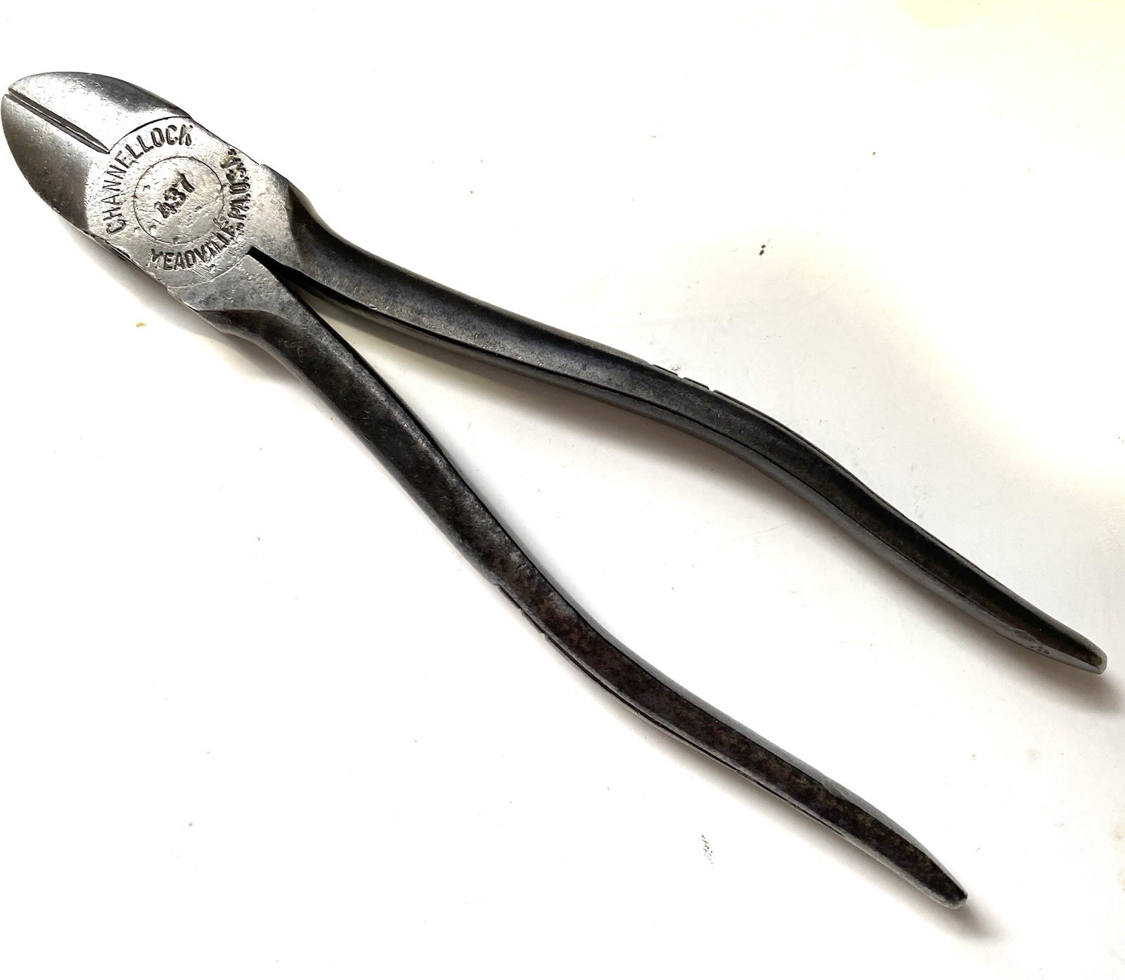 CHANNELLOCK No. 437 Diagonal Pliers 4.25″ Made in Meadville PA USA Vintage 1960s