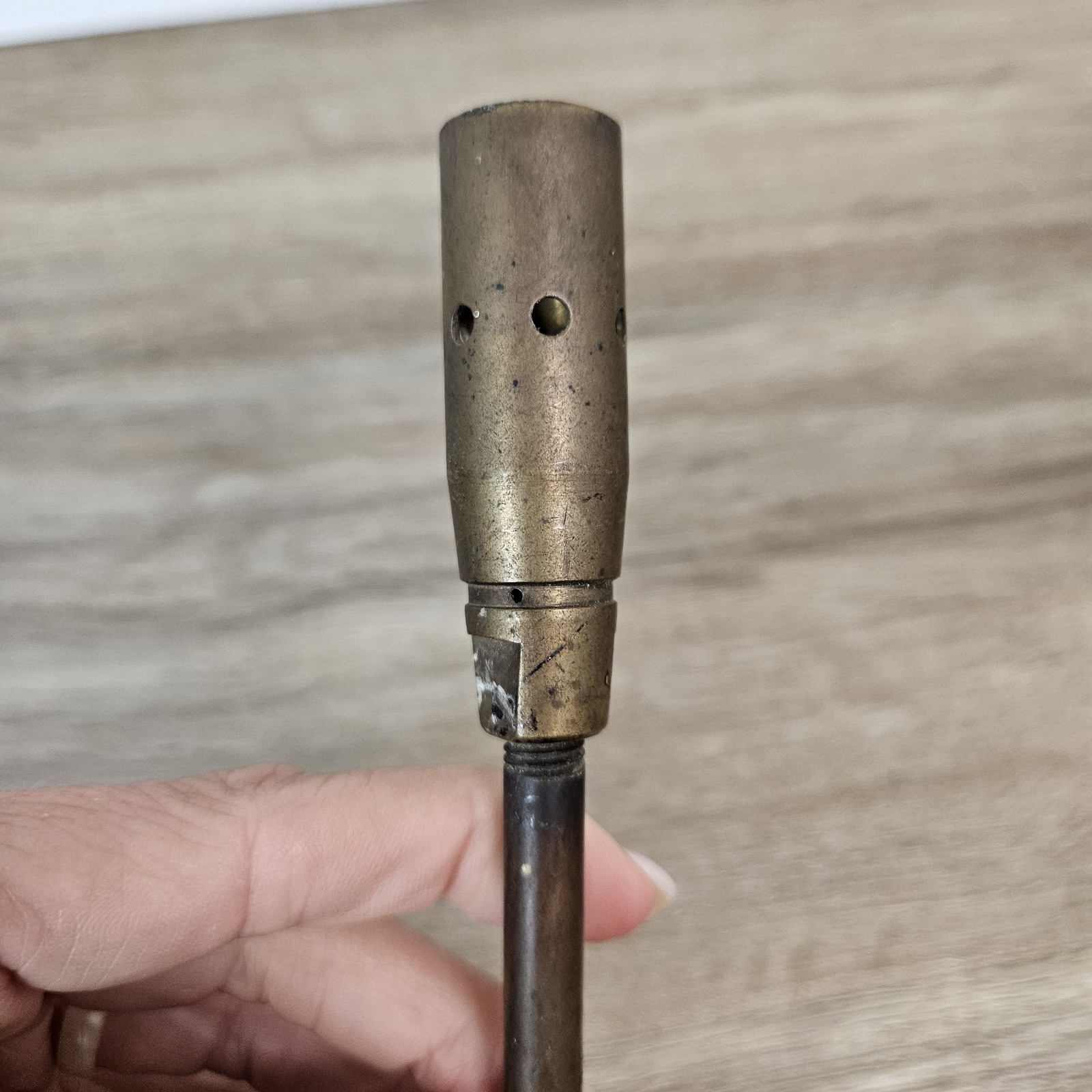 Vtg Otto Bernz USA Brass Gas Propane Torch Model TX ~ Made In USA