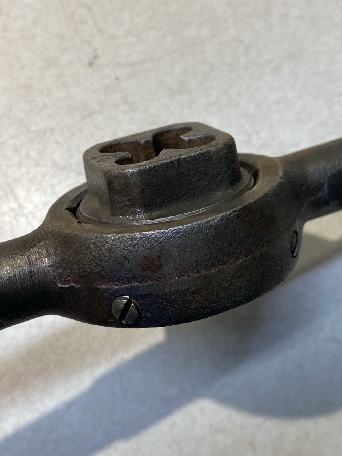 Vintage Craftsman Large 13-1/2″ Die Handle w/ 7/16″ Die USA