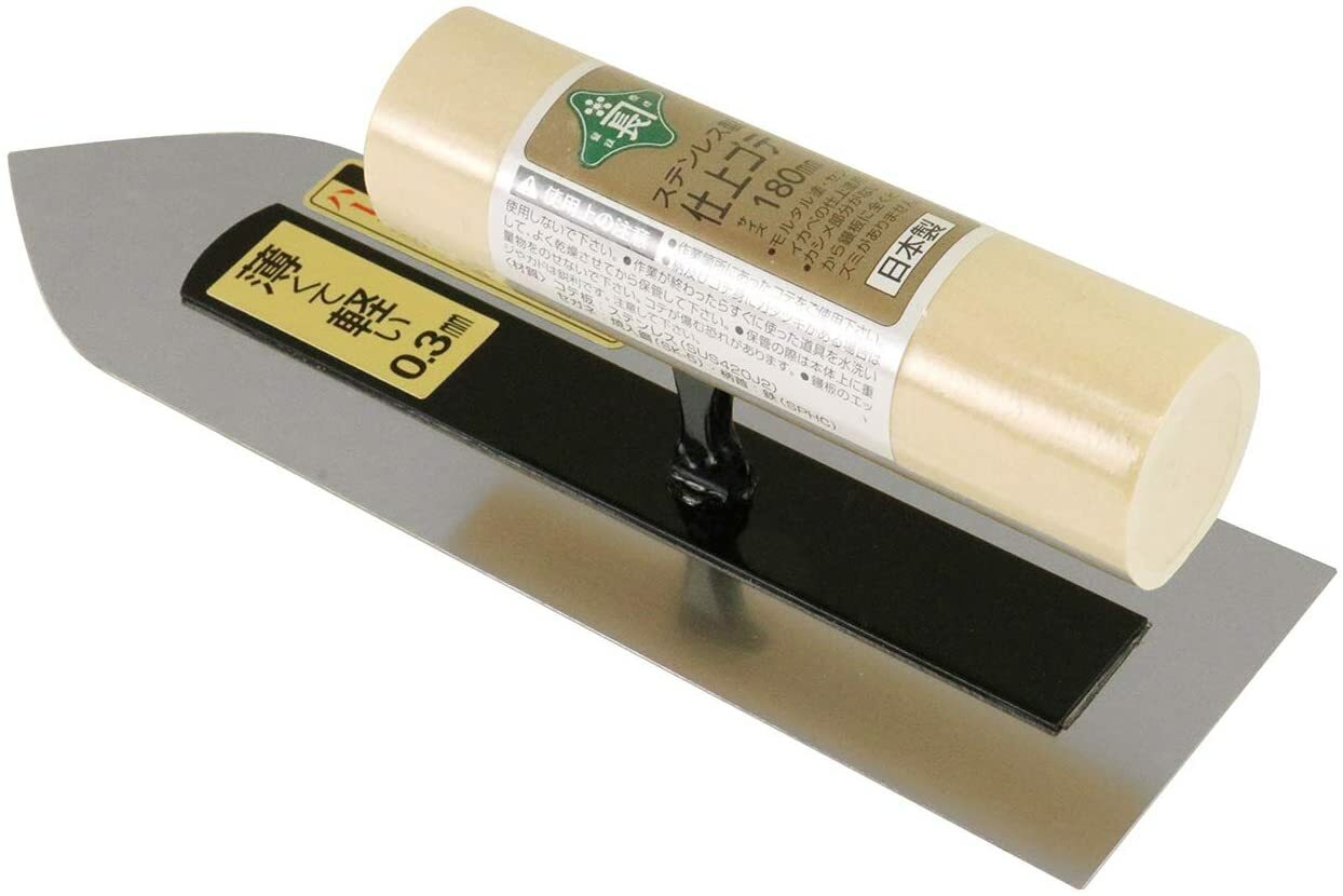 Midorikanecho Stainless Finish Trowel 0.3 / 180mm Wall Painting Tool Takumi New