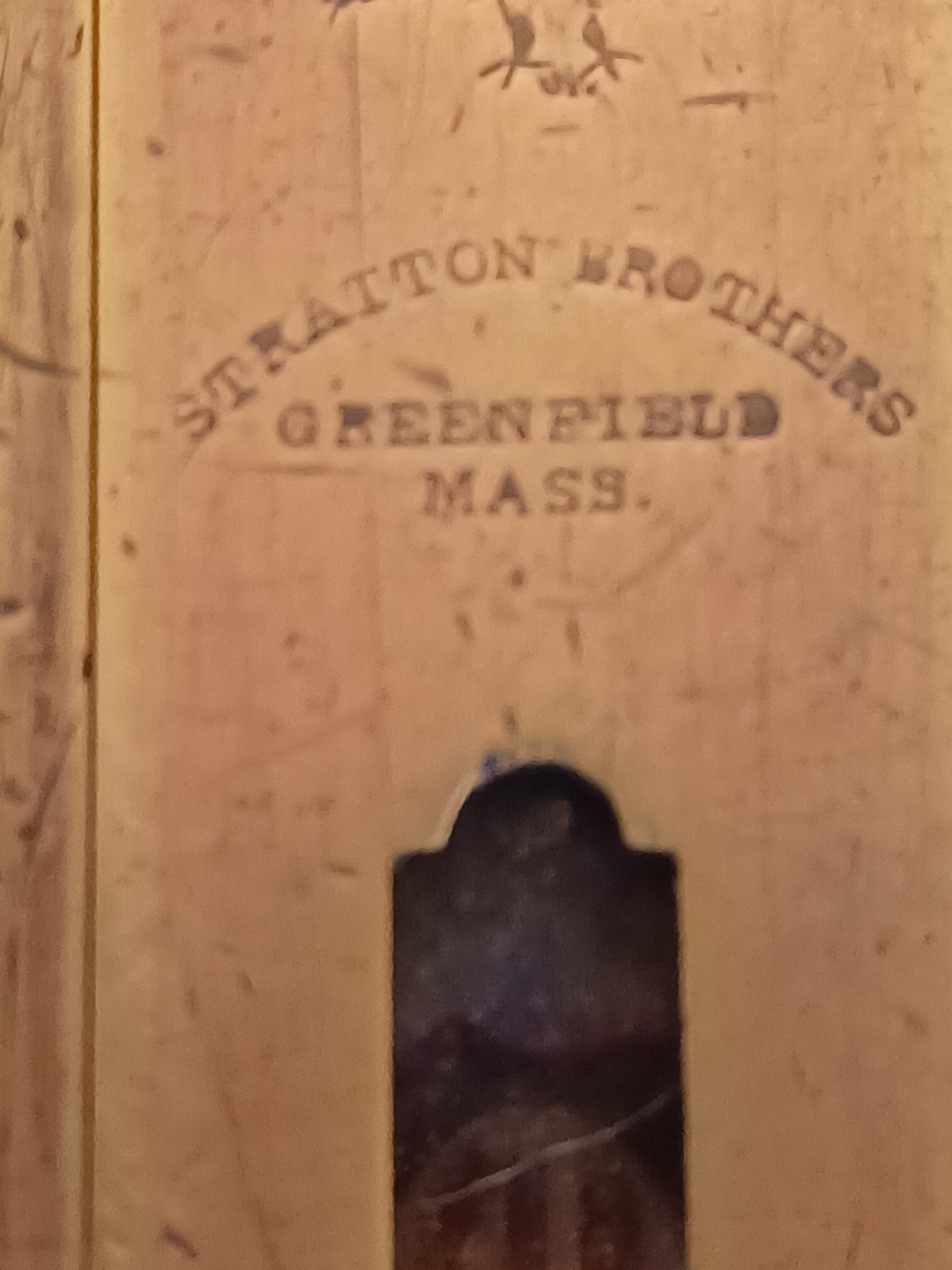 Stratton Brothers 24″ Fully Brass Bound Wooden Level Greenfield,Mass Complete
