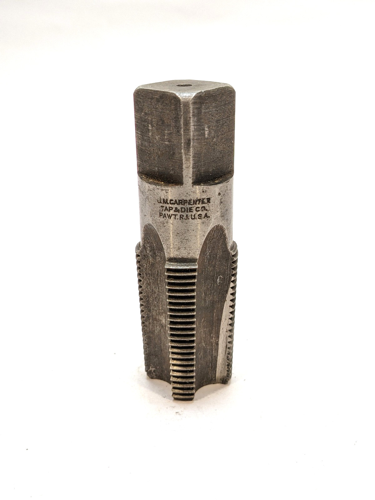Vintage 1-11 Tap 1″-11 Tap J.M. Carpenter Tap & Die Co. Pawtucket RI USA