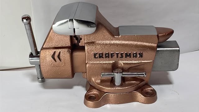 Vintage Craftsman 391-5180 Bench Vise Swivel Base Japan Made Heavy Duty NiceJaws