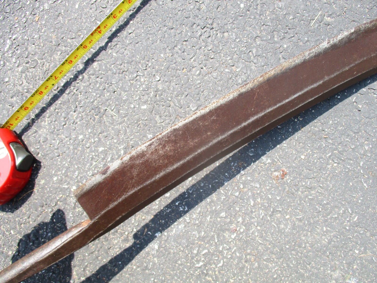 DR Barton Draw Knife 12″ Blade 22″ Oal (Needs Handle) Restoration project