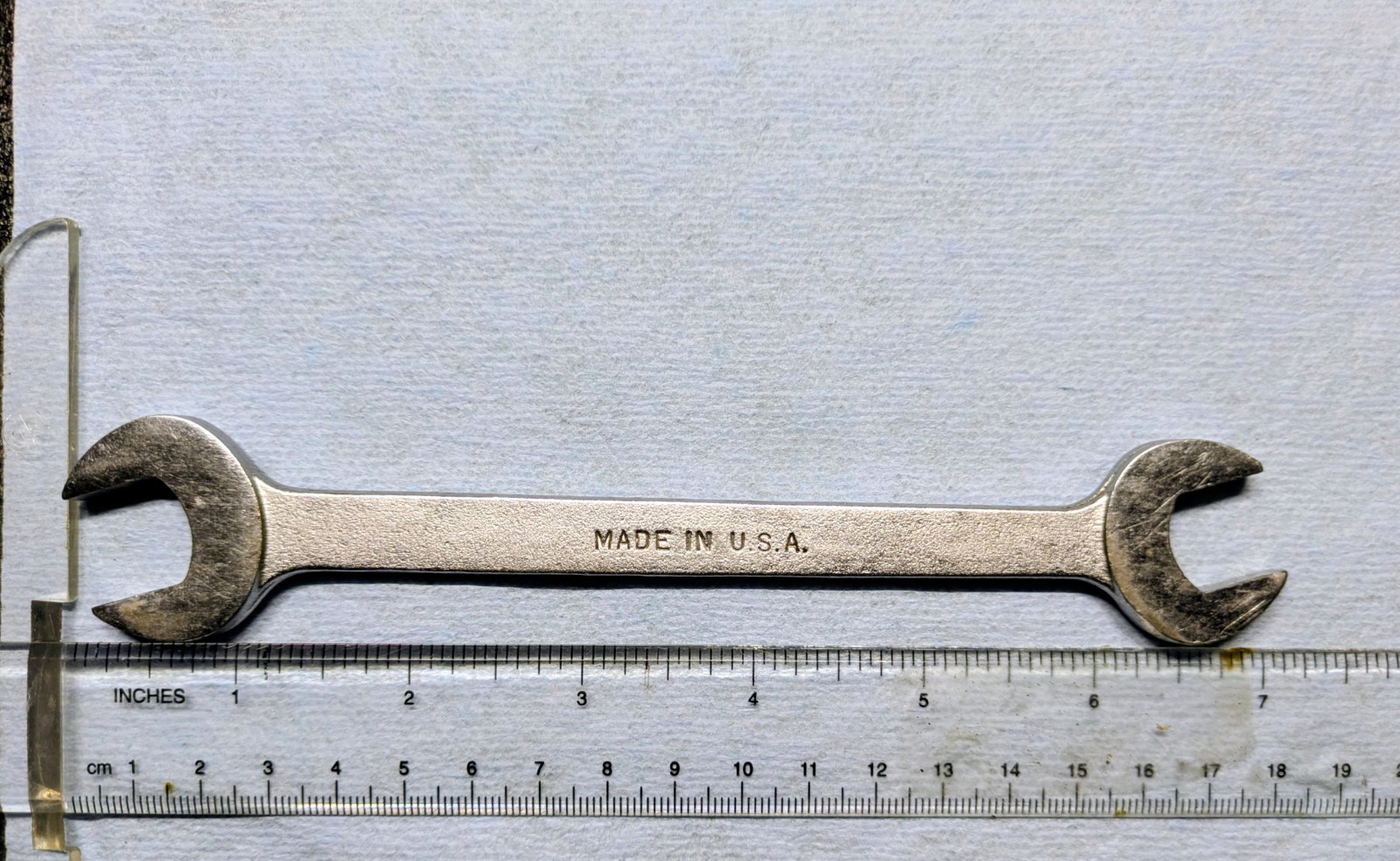 Vintage NONE BETTER 1727 open end wrench 5/8 – 9/16 USA