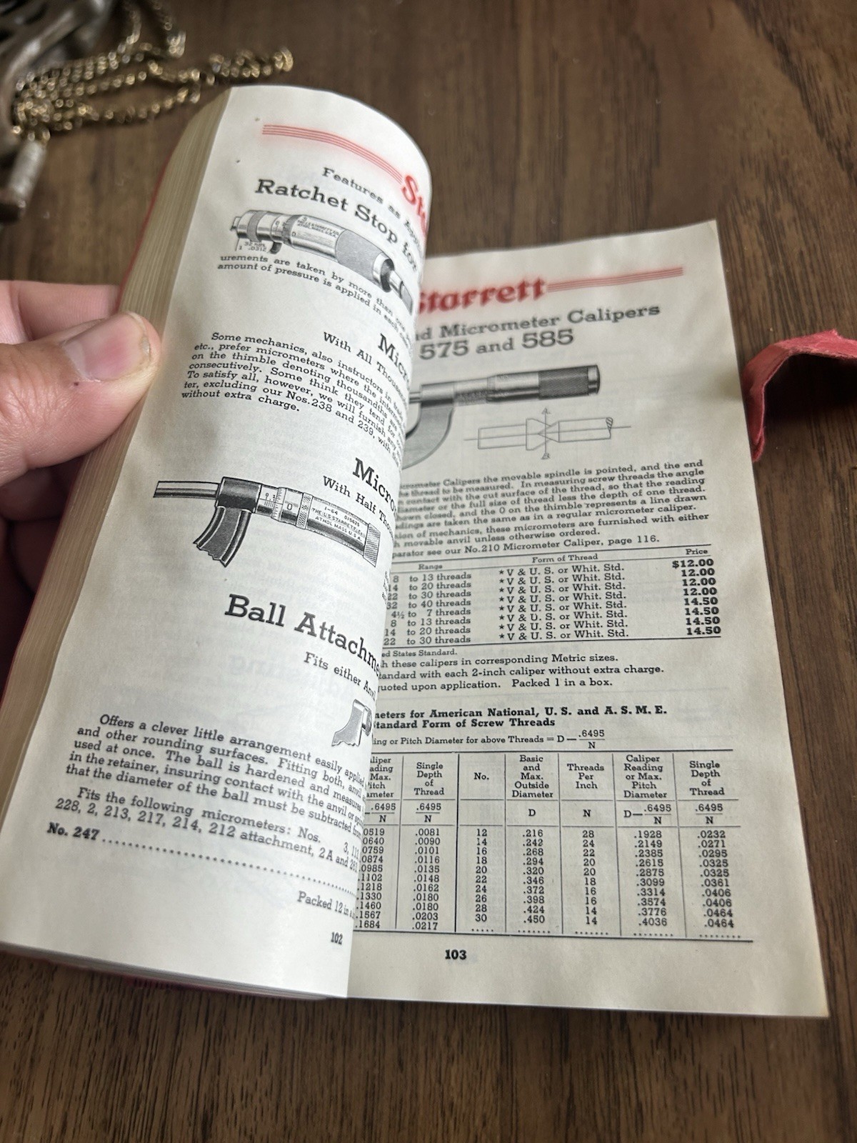 1938 Starrett Mechanical Tools Saws Booklet Catalog #26 -Borneman & Sons Elkhart