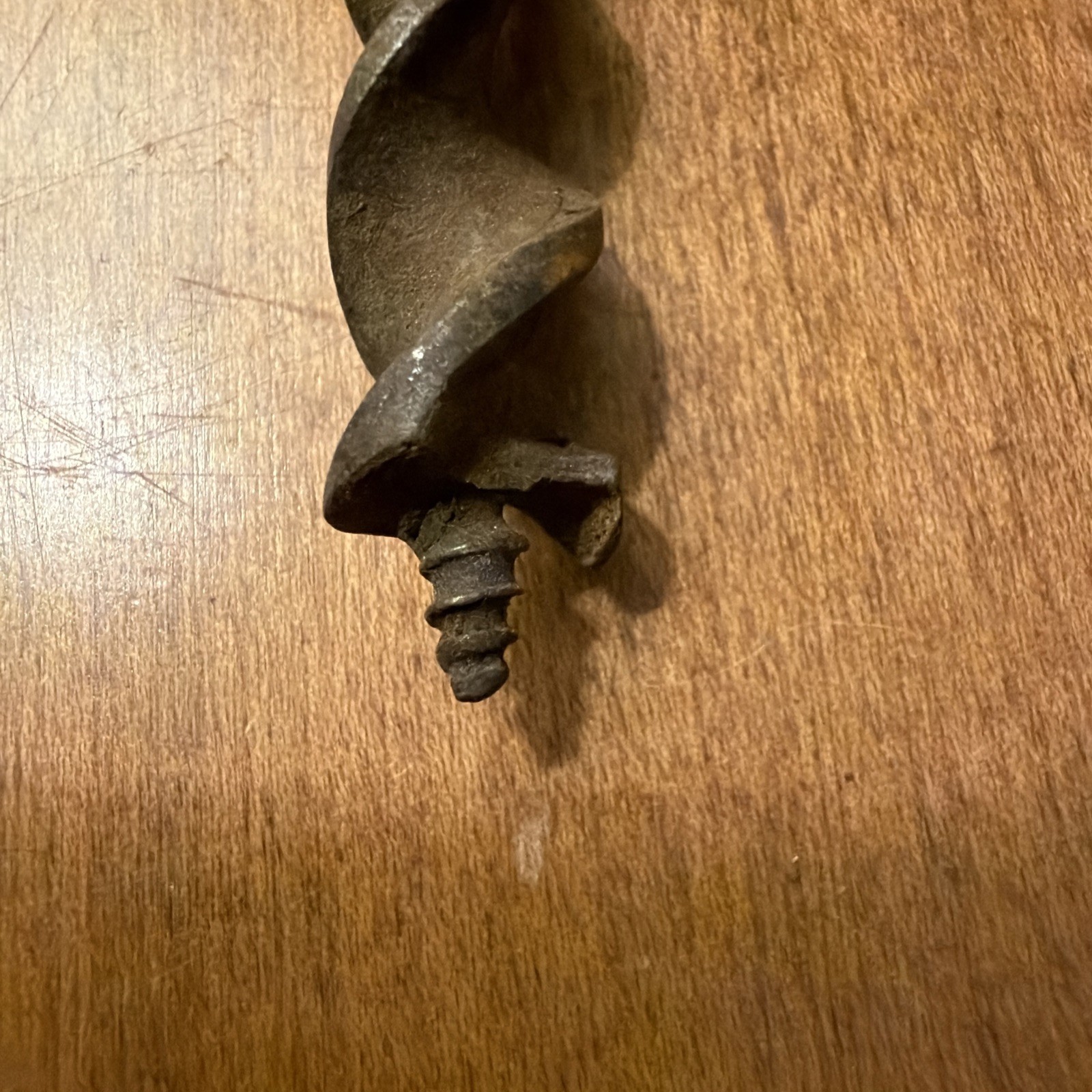 Vintage Tool Auger Bit Solid Center Brace Hand Drill Bit Size 8
