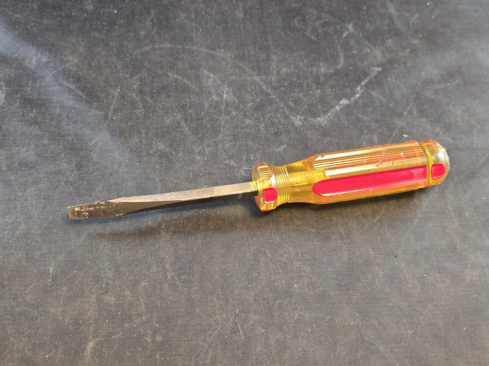 Vintage Stanley 1/4 inch Flat Slotted Square Shank Screwdriver 64-874 USA