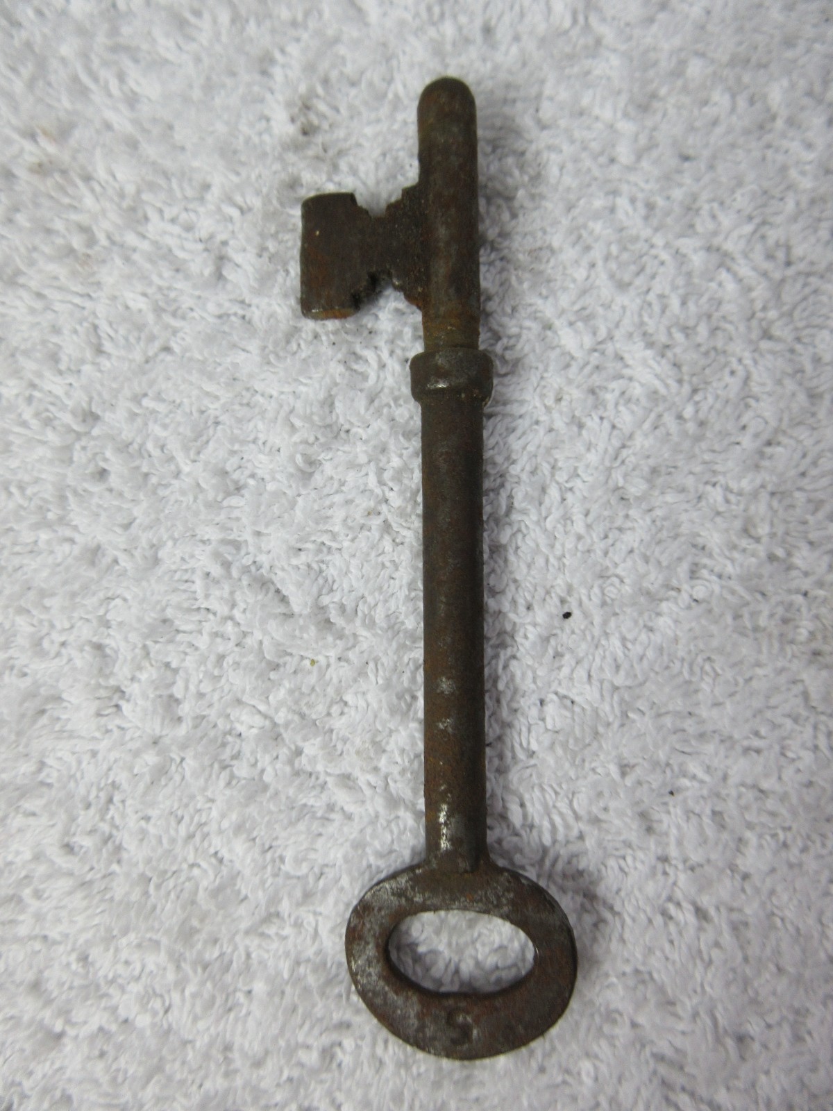 Vintage White Surface mount Mortise Door Lock Unit with Key