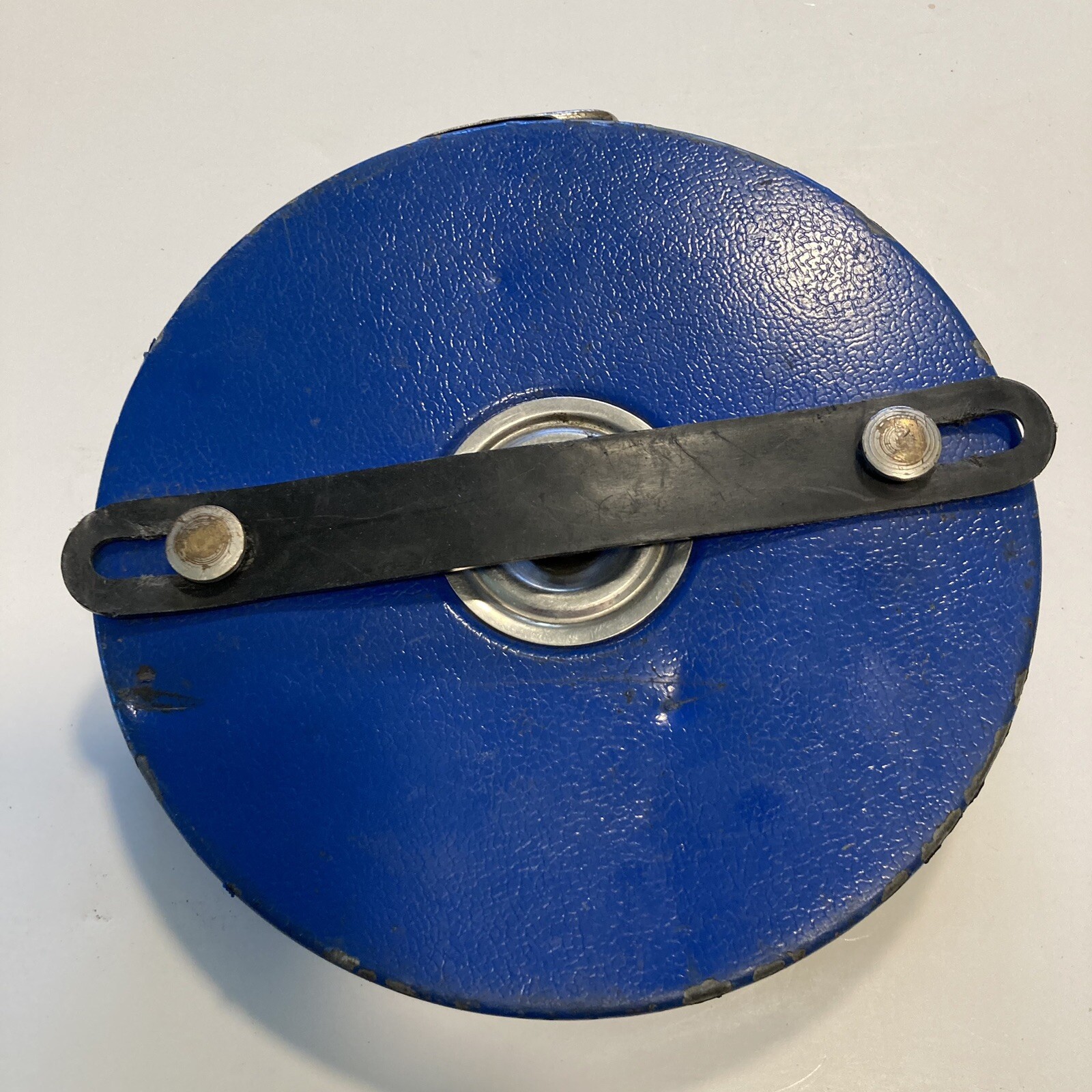Vintage Continental measuring tape Fiber glass F3C blue 100 feet / 30.5 meters