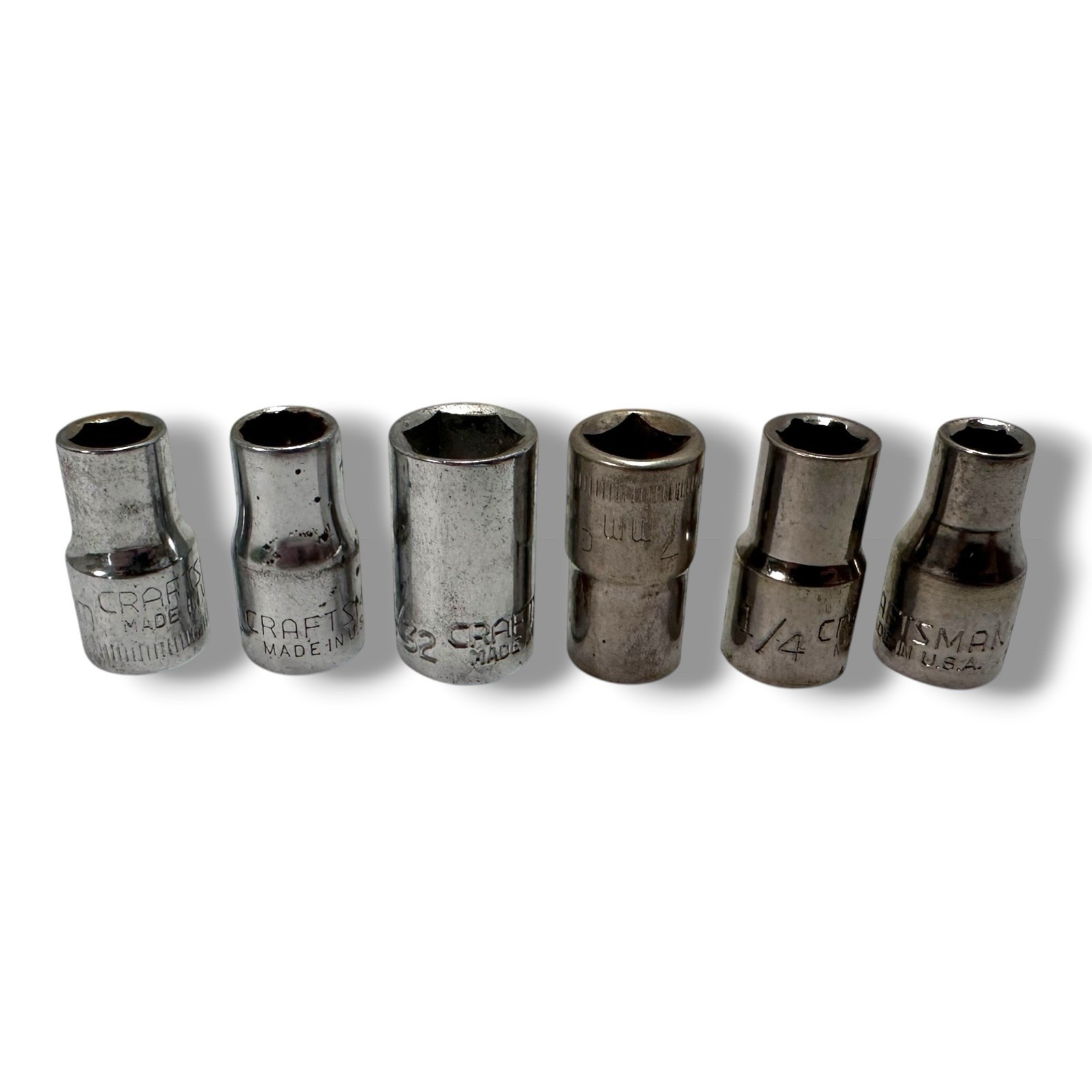 Lot Of 41 Vintage Craftsman Assorted Socket Lot Made In USA