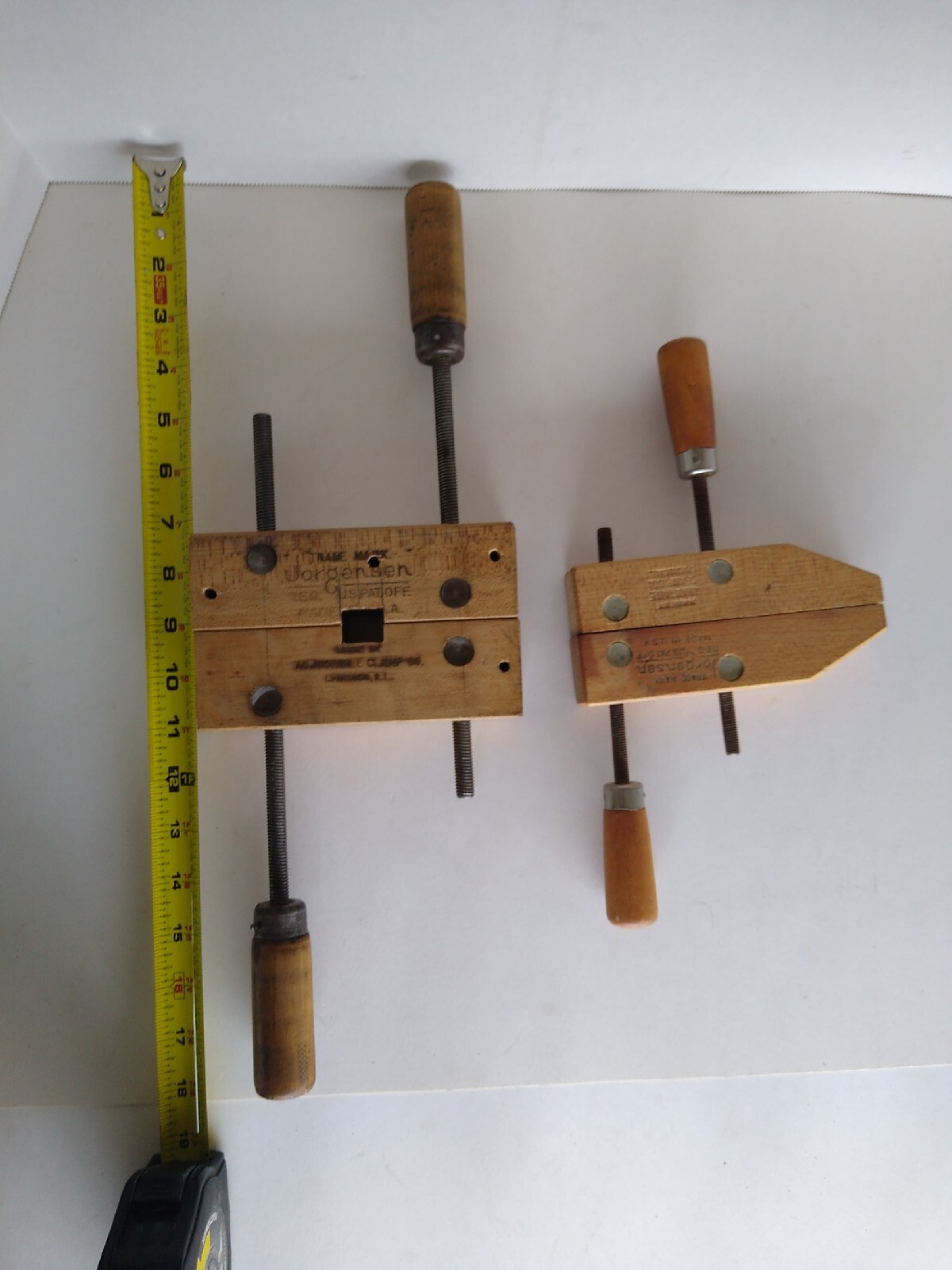 2 Jorgensen Wood Wood Clamps – 6 INCH OPENING Adjustable Hand Screw Carpenter
