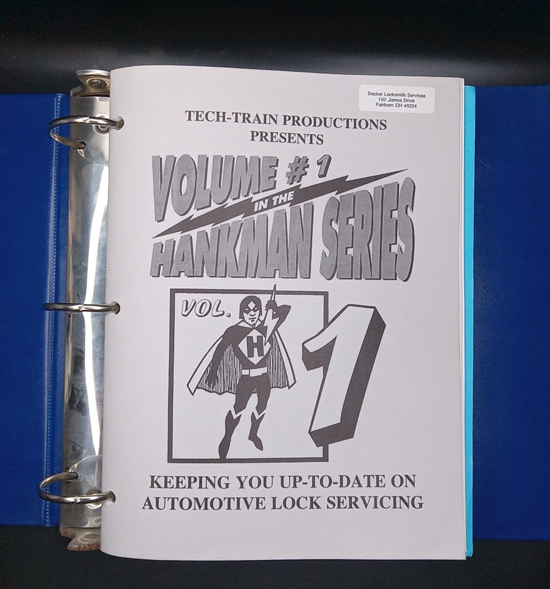 Hankman Series Hank Spicer 1-6 Reed’s Security Reporter Best 1993 Auto Locksmith