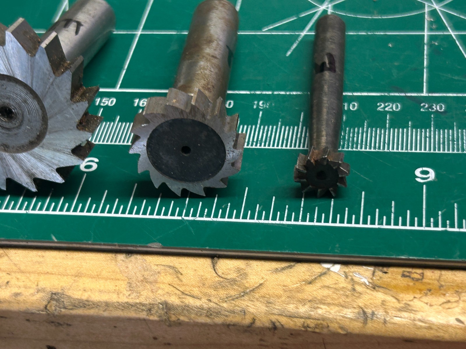 lMACHINIST HmDrcB LATHE MILL Machinist Lot of Slot Cutting Key Way End Mills LtE