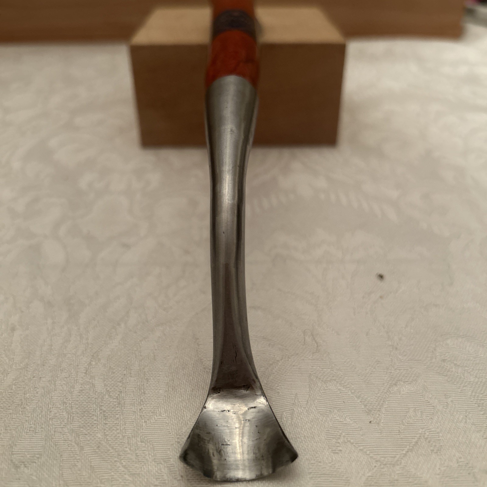 Dog Leg Bent Gouge Deep U Spoon # 9 / 25mm Guaranteed Sharp