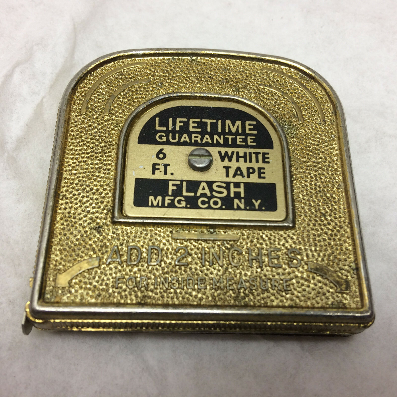 Vintage Tape Measure Flash Mfg. Co. New York Made in USA