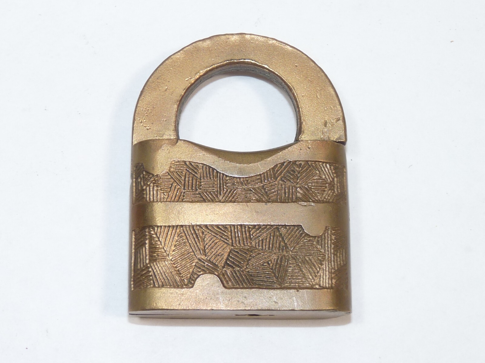 Vintage Collectable Climax Brass Padlock no key