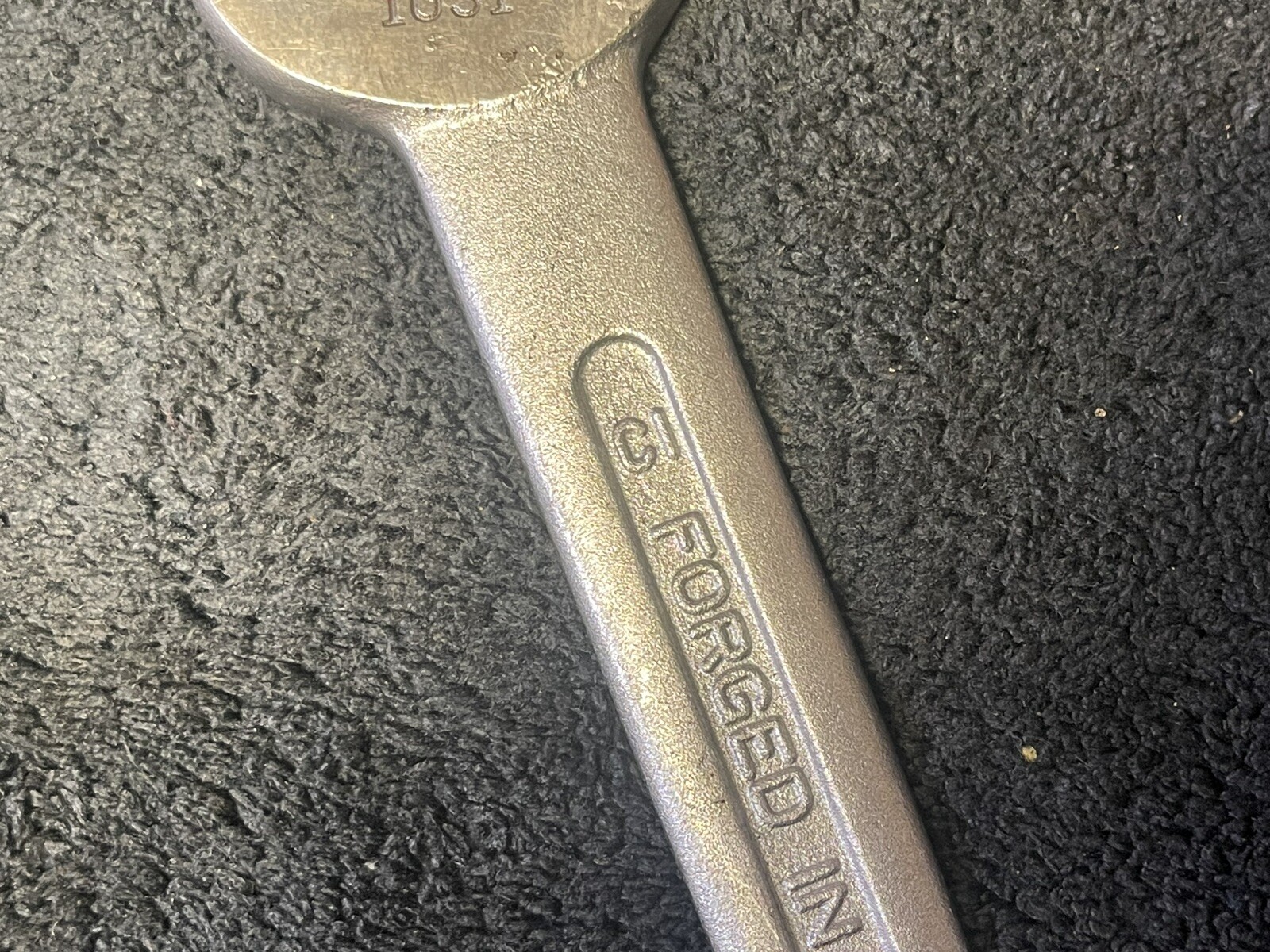 Vintage Craftsman Underline C CI 1031 7/8” X 25/32 Double Open End Wrench! Nice!