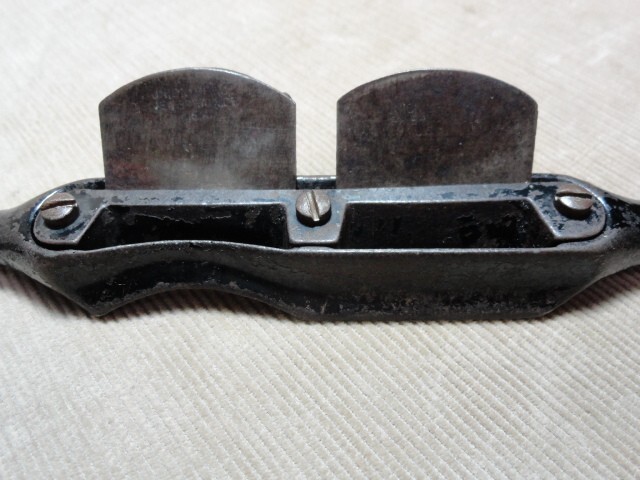 Union Mfg Co Early Logo No 117 Double Iron Spokeshave Spoke Shave Bridgeport CT