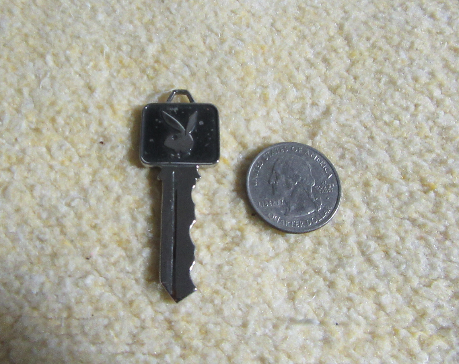 VINTAGE 1960s PLAYBOY CLUB KEY SERIAL # (LA 10031) LOS ANGELES CALIFORNIA