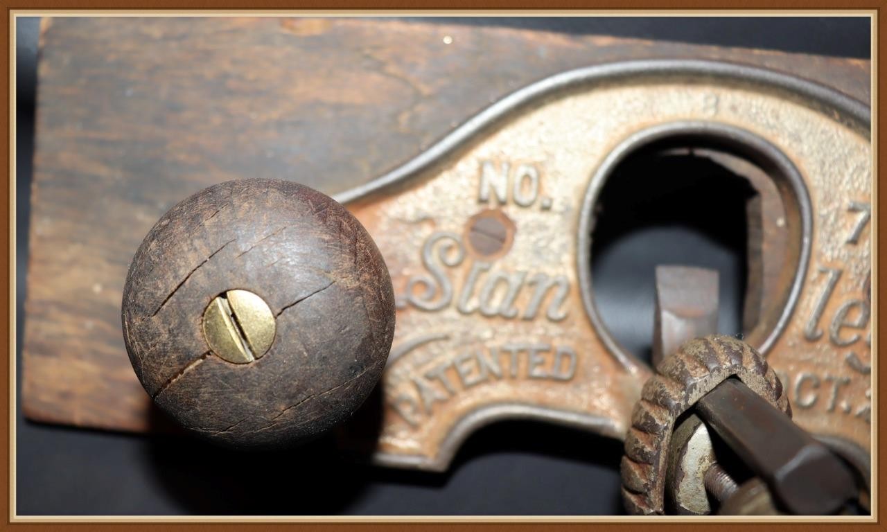 ANTIQUE STANLEY No. 71 1/2 – OPEN THROAT WOODWORKING PLANE -PAT’D OCT. 20, 1901