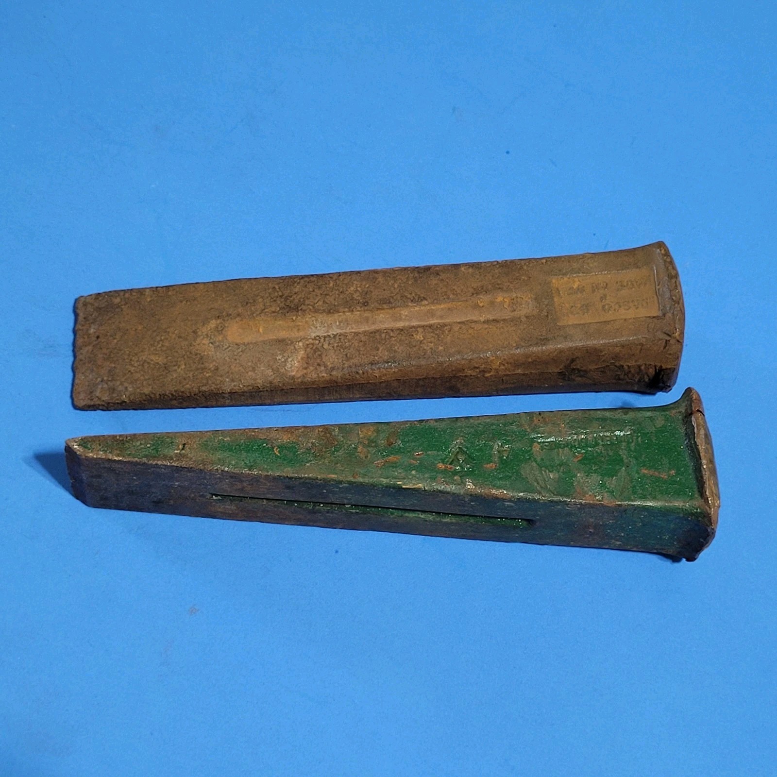 WOODINGS-VERONA & DASCO 804 Tree Felling Wedges Estimated 4lb 2oz & 4lb 3oz USA