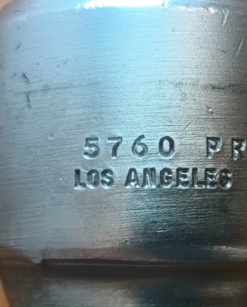 Vintage Proto Los Angeles 12 Point 1” Drive Standard Socket 1-7/8” No. 5760 USA