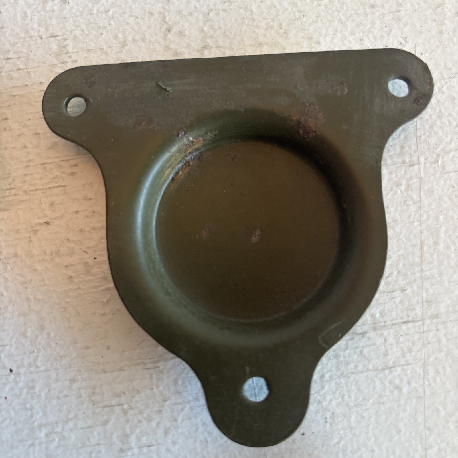 Vintage Yale Metal Trunk Lock TS 249 Army Green W/ Keys & Rivets NOS