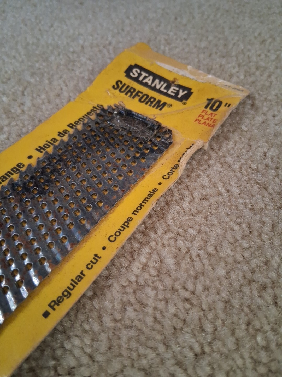 Vintage Stanley 10 Inch Surform File No 21-293 Replacement Blade USA