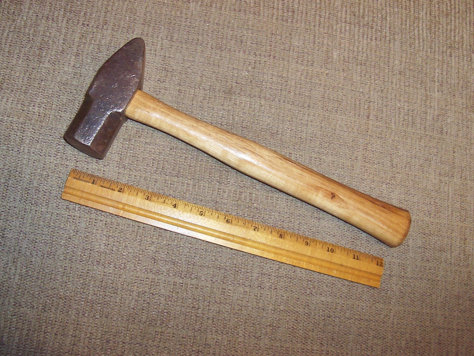 Old 2 Lb Lehigh Valley Railroad Cross Peen Hammer Blacksmiths Forge Anvil Tool