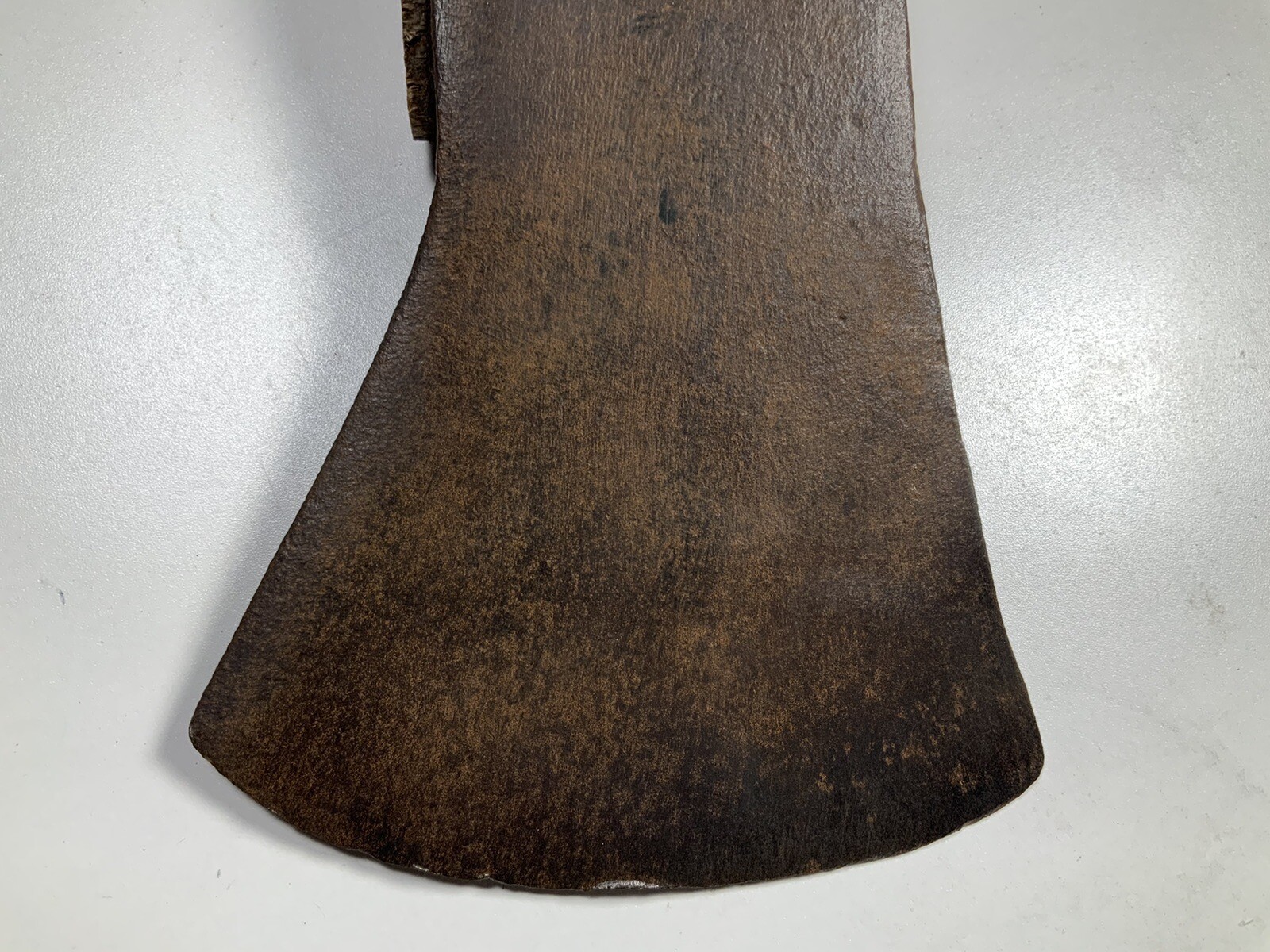 Vintage single bit axe head 3 1/2 pounds marked M for Mann 8”X 4 1/2″