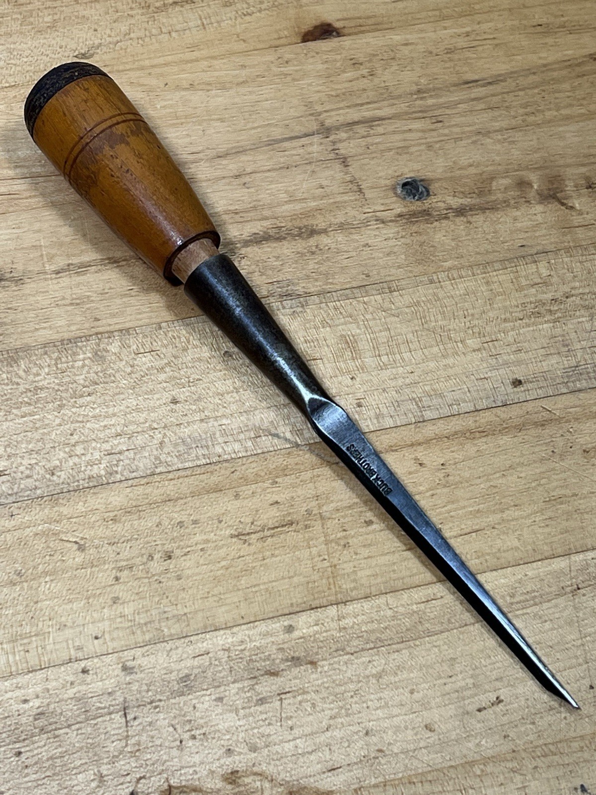 Vintage Buck Brothers 1/8″ Mortise Socket Chisel