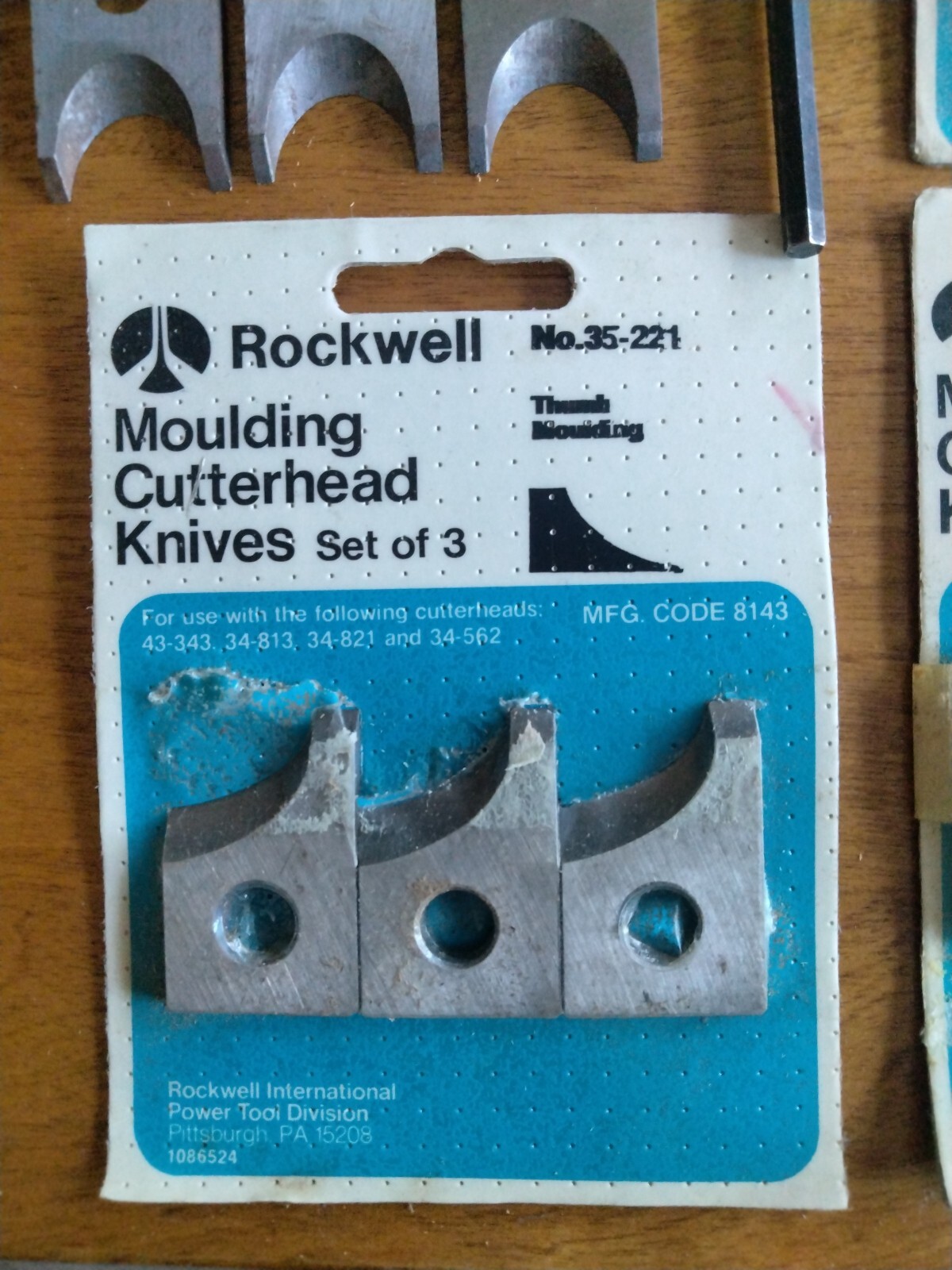 New Rockwell-Delta Moulding Cutter Head for 5/8″ or 1/2″ Arbor saws – 12 blades