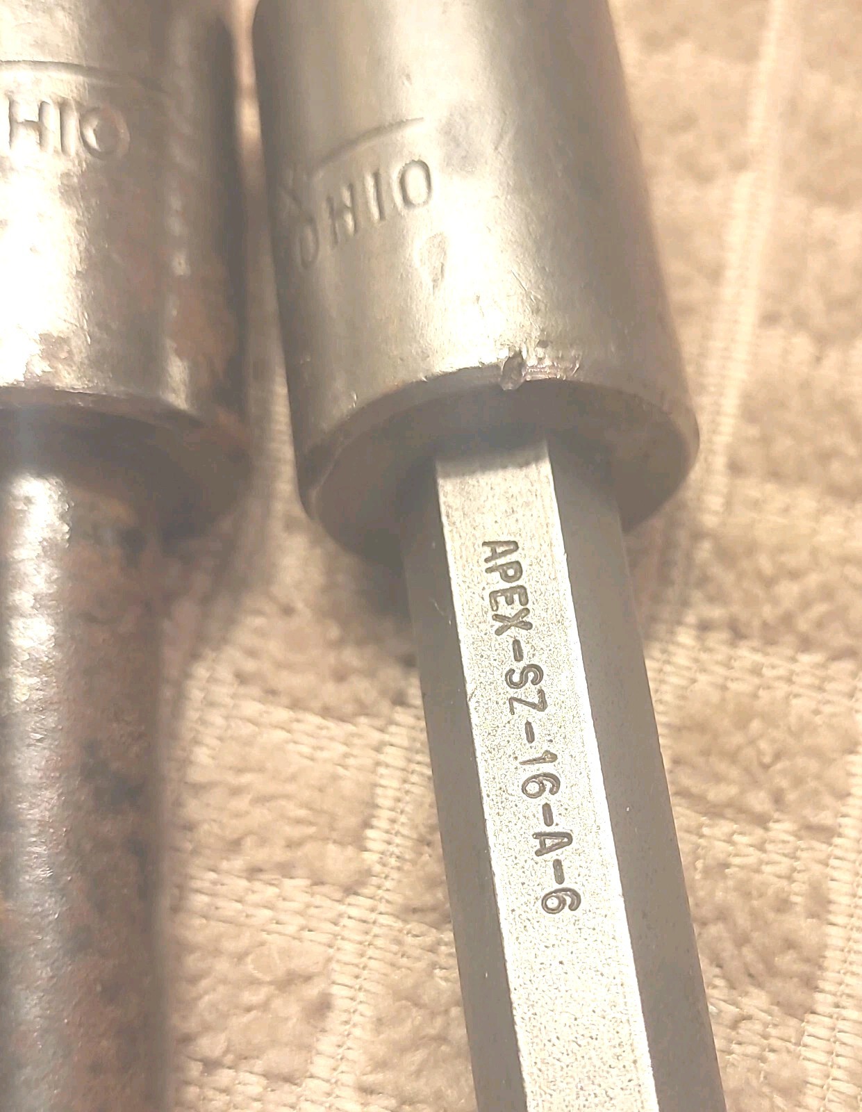 Apex Dayton O Vintage Tools, APEX-SZ-16-A-6 & STRAIGHT DRIVER, 6″ USA MADE TOOLS