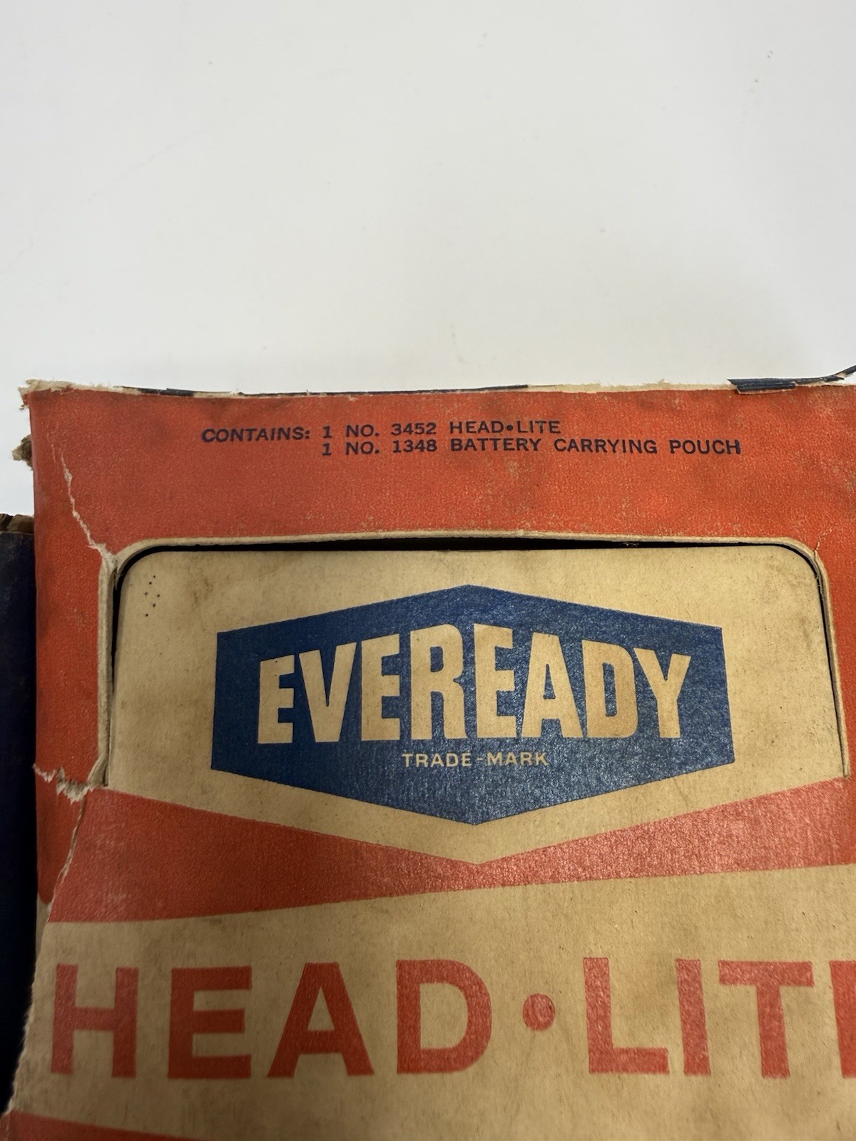 Vintage EveReady Headlight Bright Long Range Beam No34 NOS In Box Rare OldStock