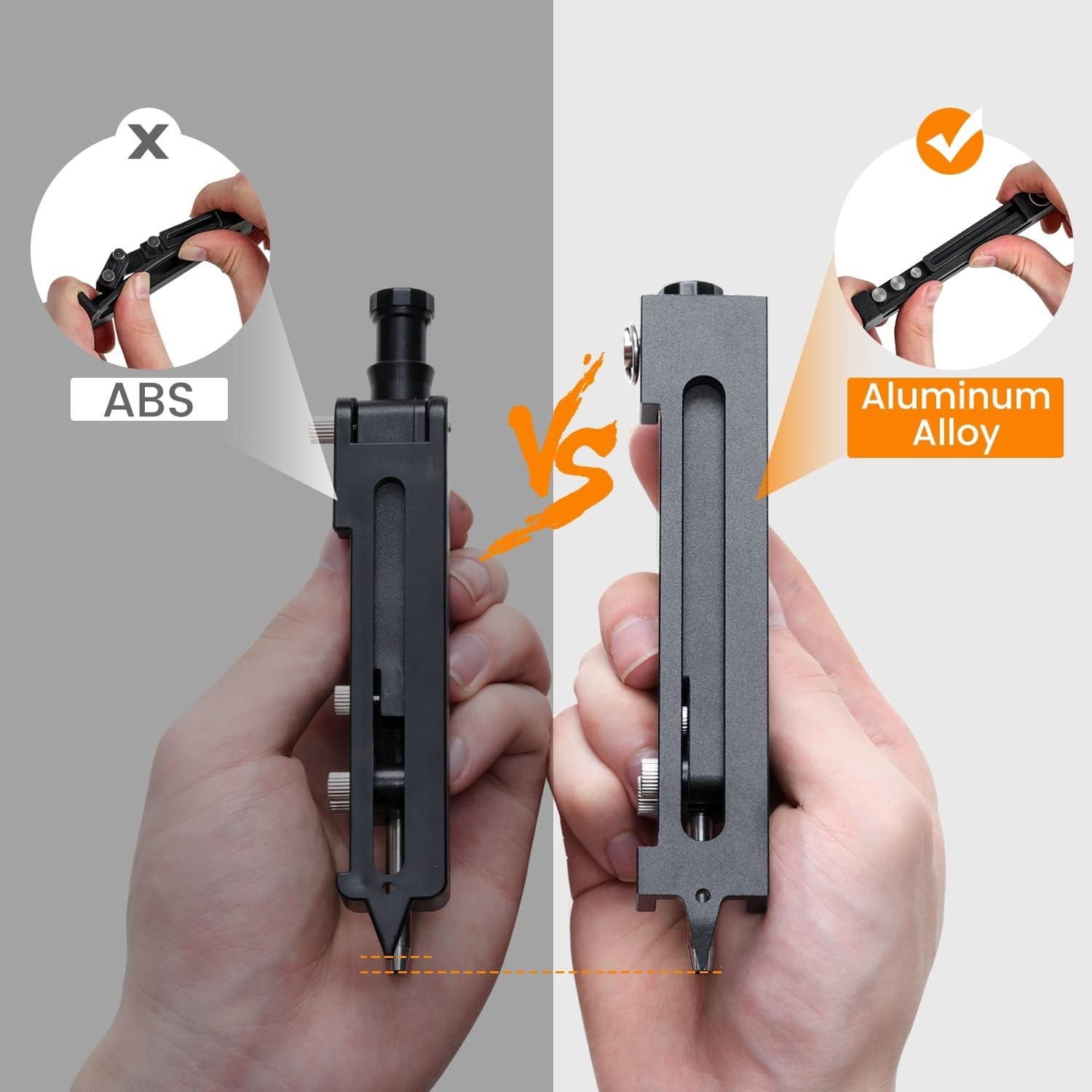 Compact Multi-Function Scribing and Measuring Tool for DIY Projects – 5.5 Inches