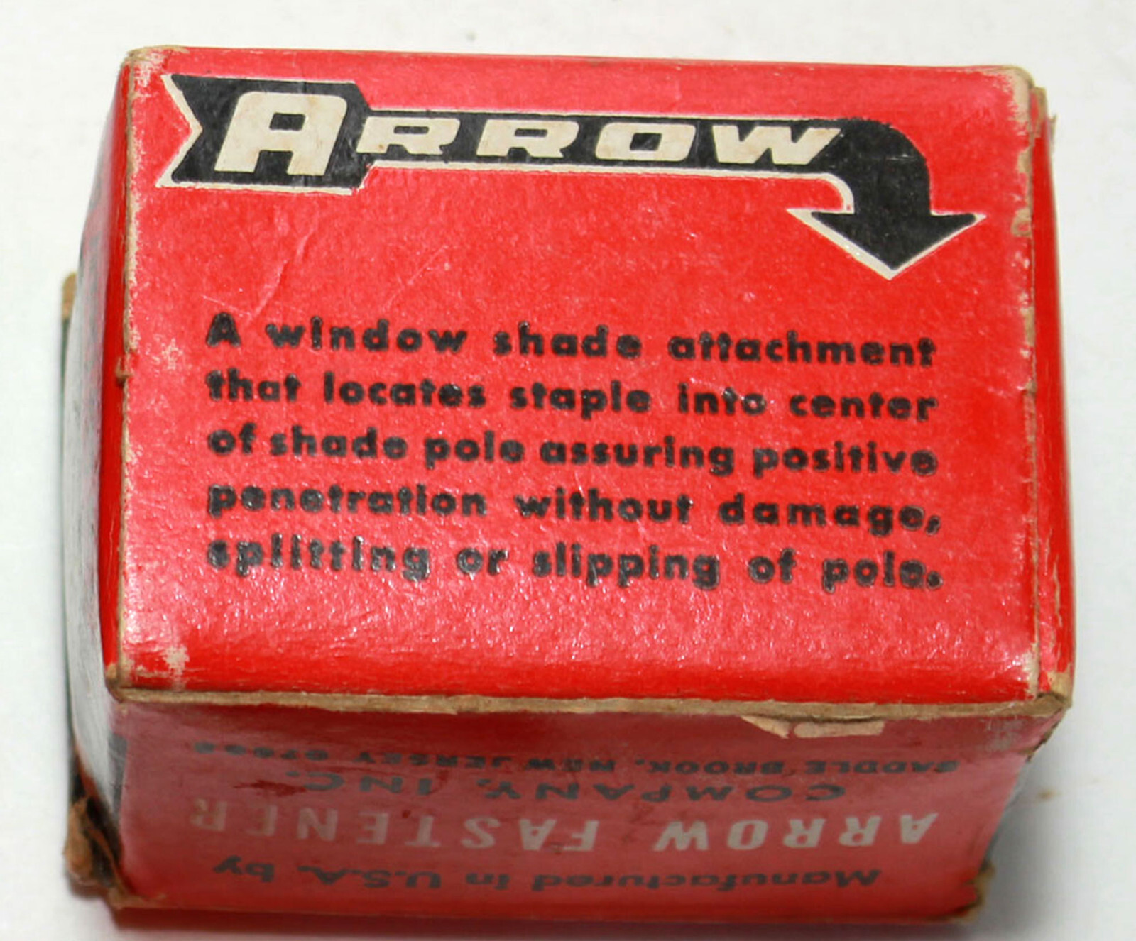 NOS New Old Stock ARROW FASTENER T-50 Shade Round Stock Attachment Vintage