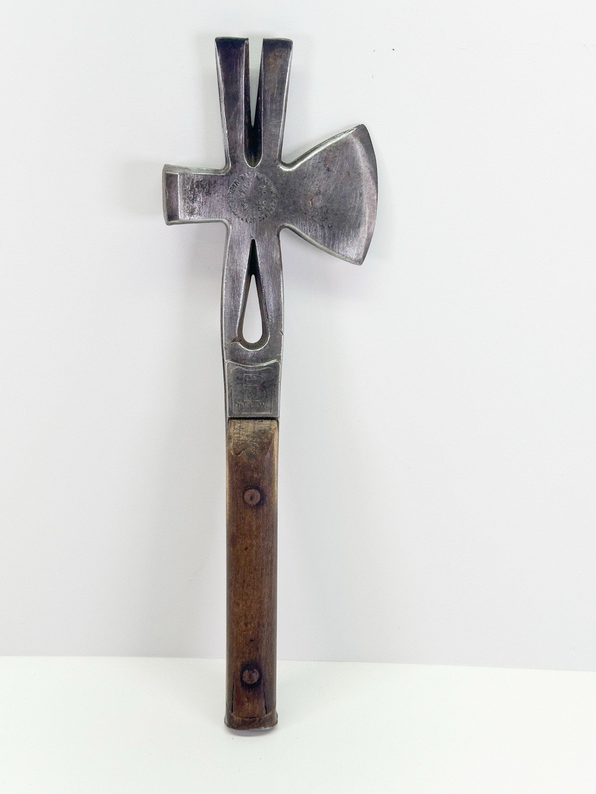 Vintage Bridgeport No.99 Tomahawk Crating Hammer Tool Nail Puller Hatchet 12.5″