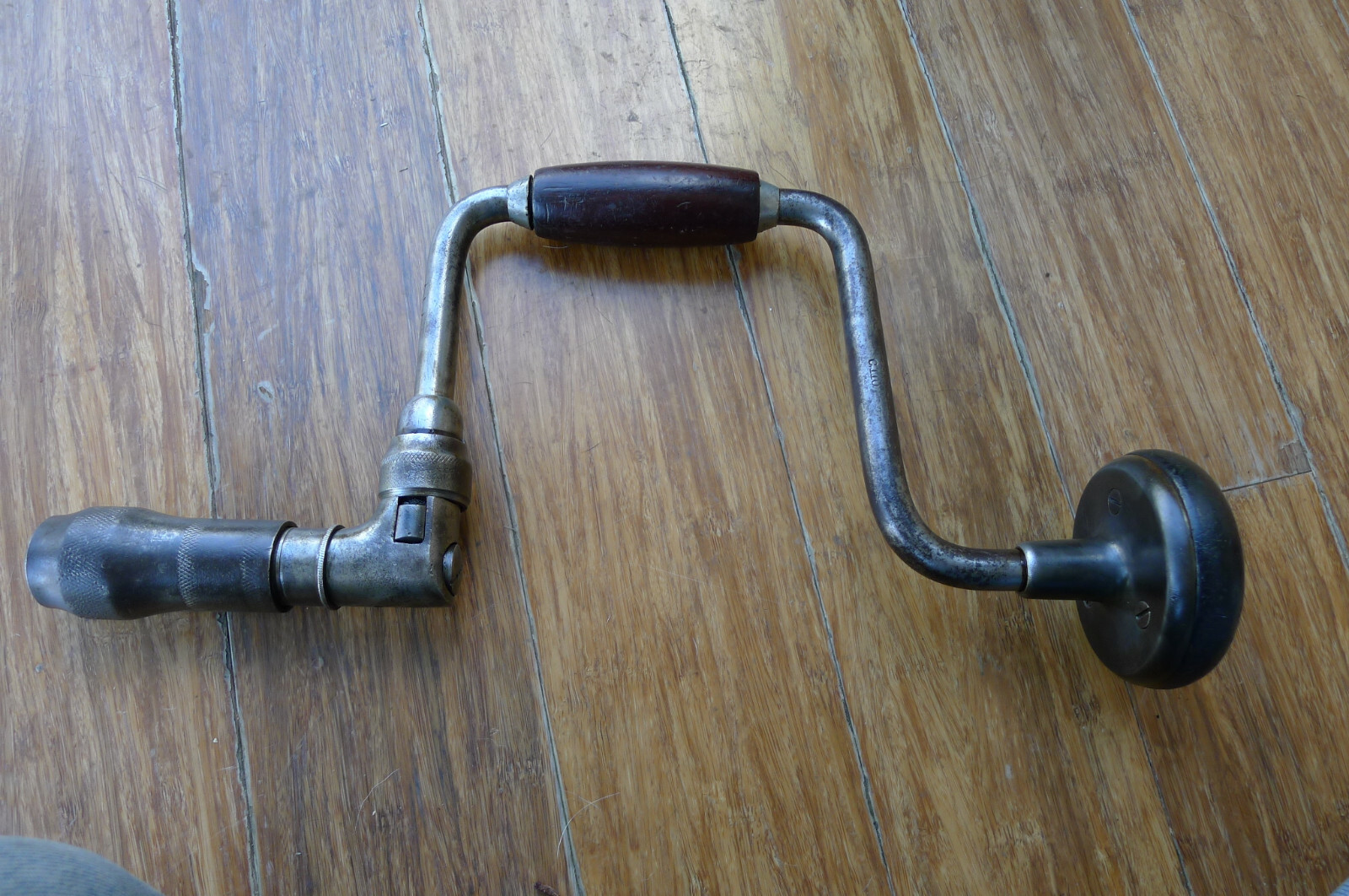 VTG C110 BIT BRACE, 10″ SWING, ROSEWOOD HANDLES