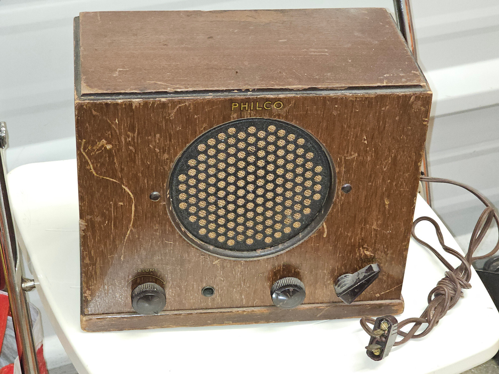 PHILCO PHONE 901 / WESTERN ELECTRIC TELETALK TUBE AMPLIFIER (WORKS)