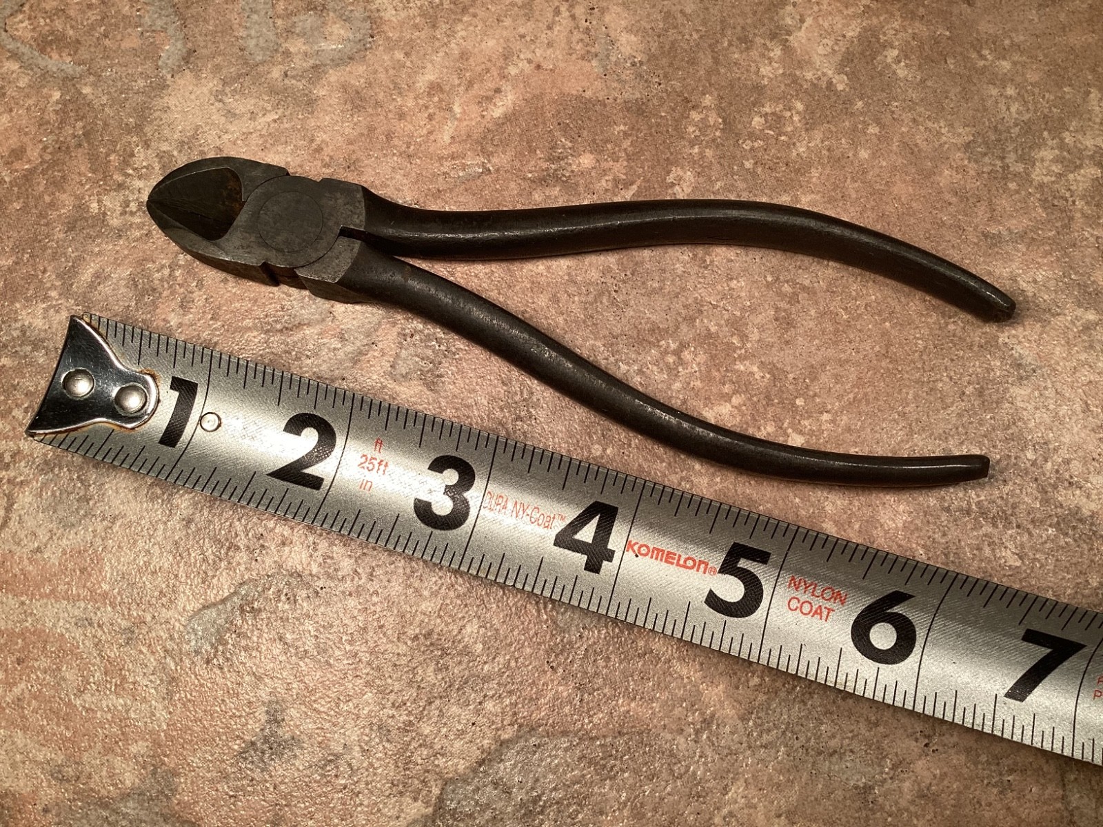 Vintage Kraeuter Wire Cutters #4600-6 Diagonal Black Oxide Forged Hand Tool USA