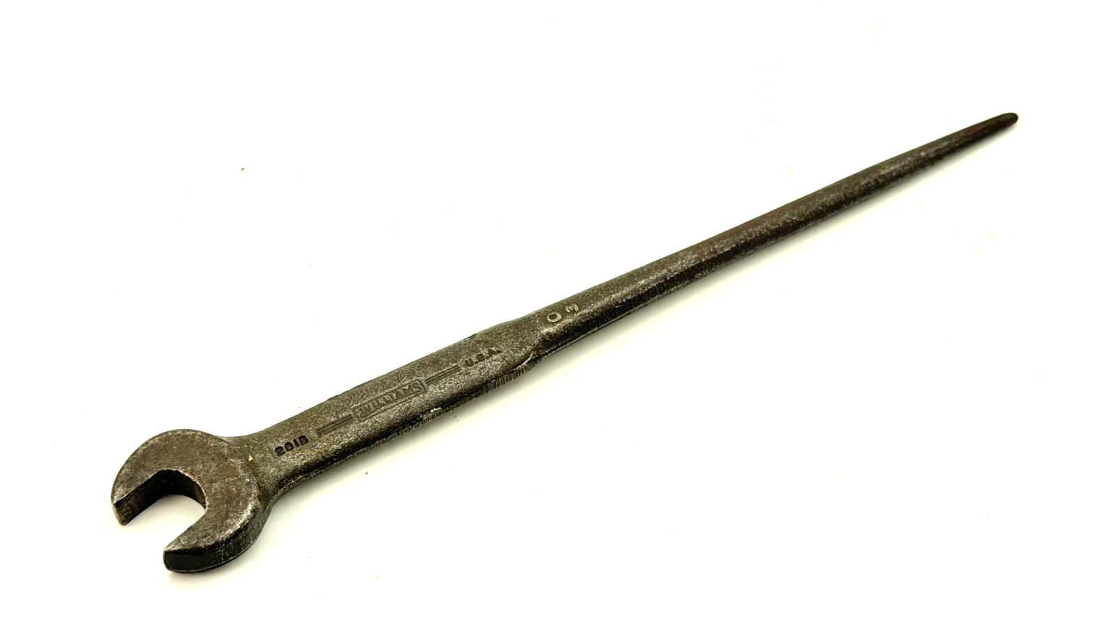 Vintage Williams 9/16″ Spud Wrench – 2F 03 201D – 9.5″ L – Spike End