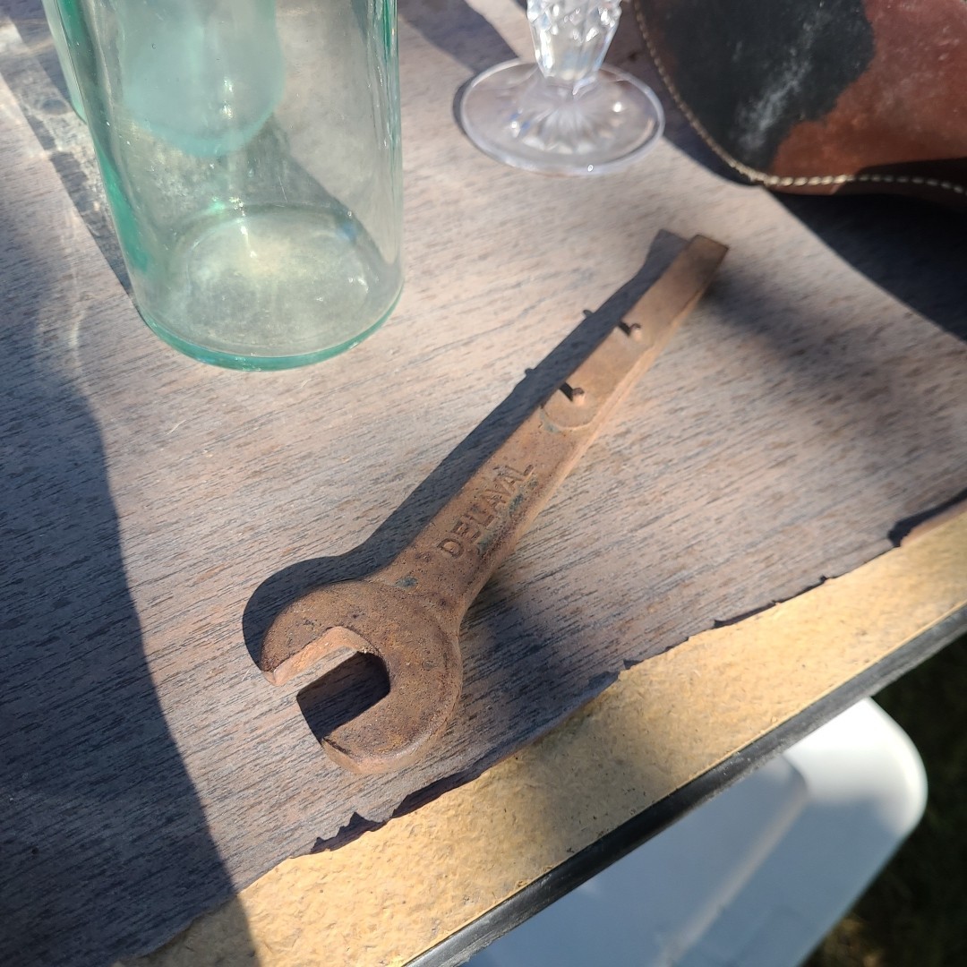 Antique CREAM SEPARATOR WRENCH, Delaval Original