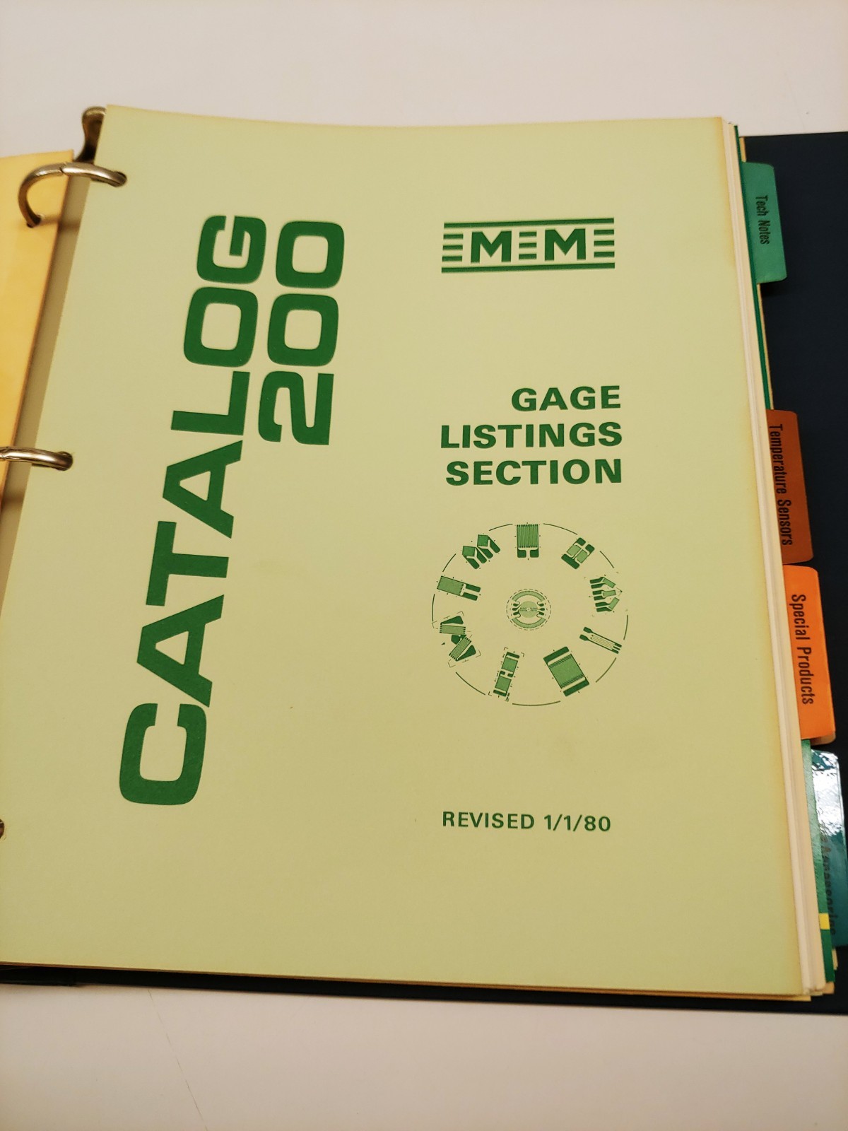 Vintage Micro-Measurements Catalog & Tech Data Binder Book Guide – COMPLETE