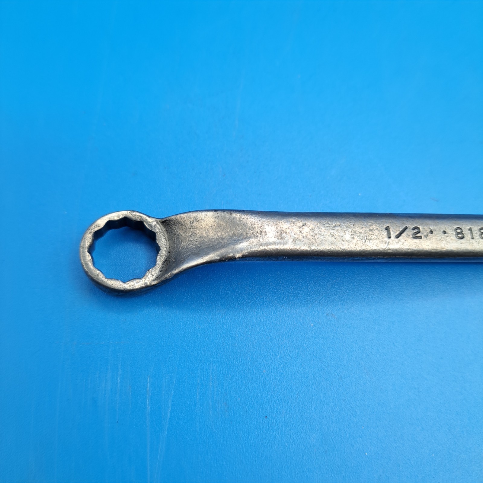 Vintage Plomb Tools 1/2 X 9/16″ Offset Box End Wrench, No 8181, Made in USA