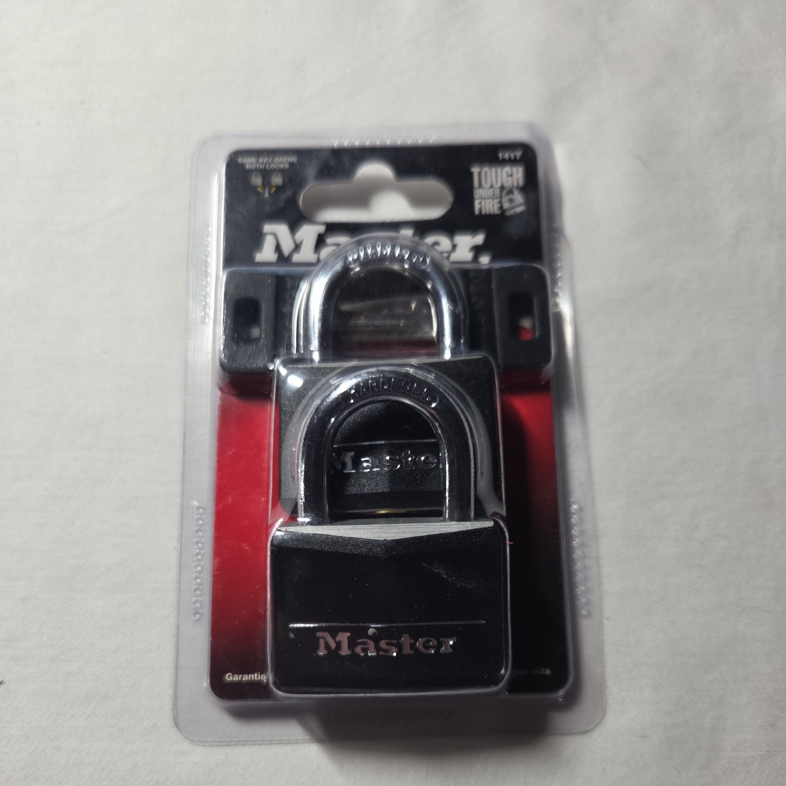 2 Pack Keyed Alike Black Padlocks Indoor Outdoor Shed Gate Storage Security