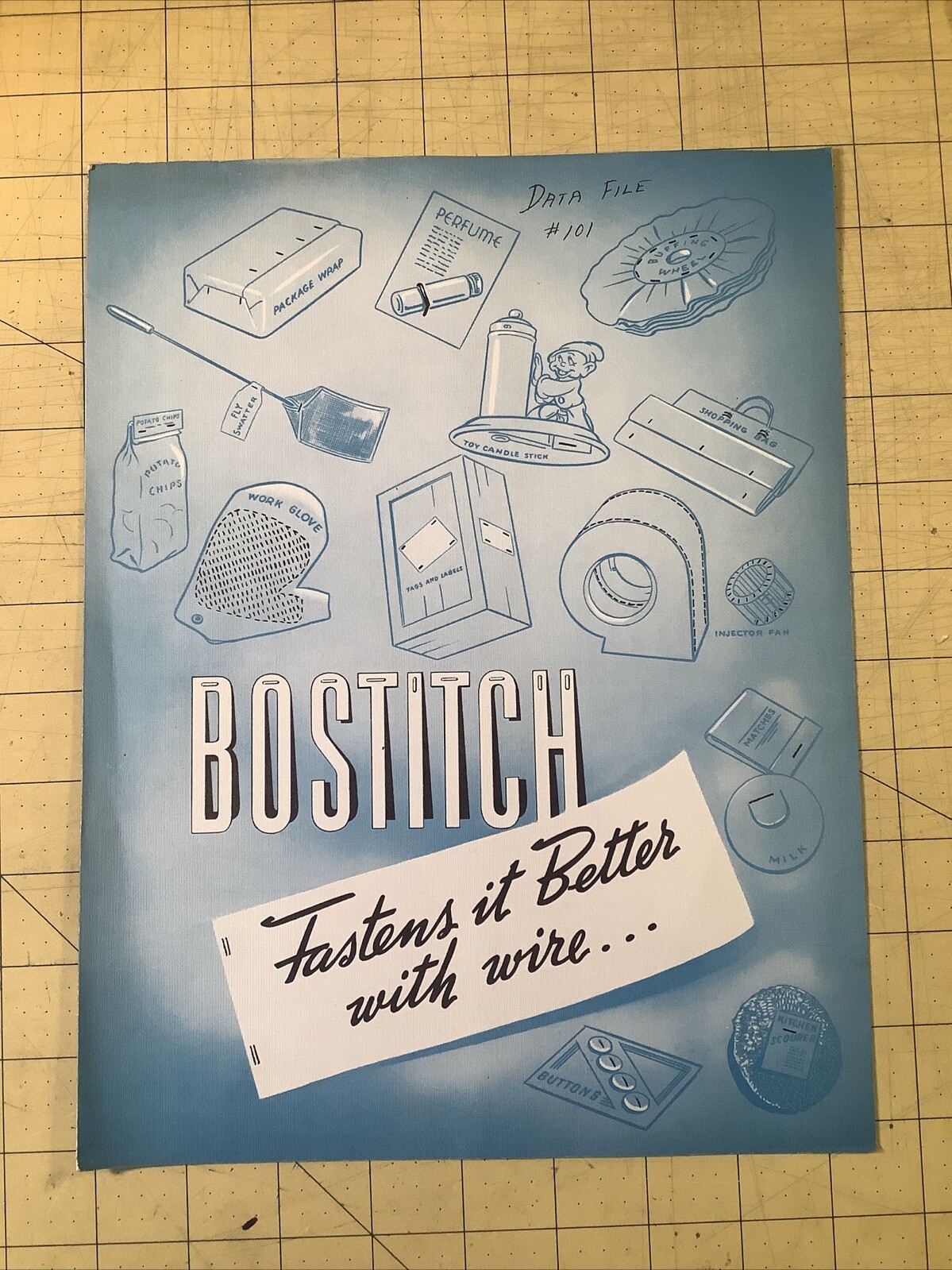 Vintage ￼Bostitch Brochure George H. Pfiel Inc. East Greenwich RI￼￼ ￼￼INV-P0511