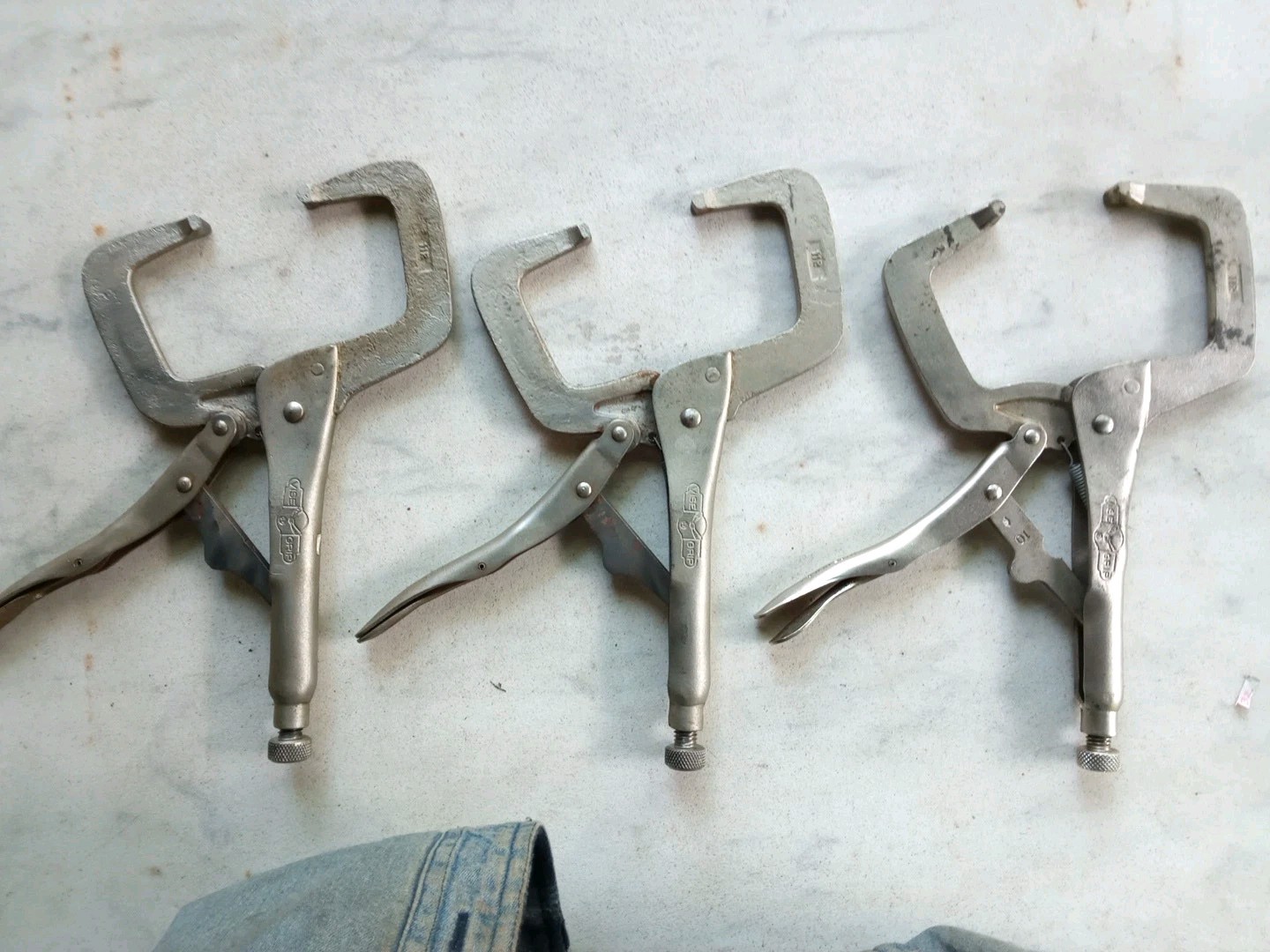 Lot Of 3 – Petersen DeWitt Vise Grip 11R Made in USA