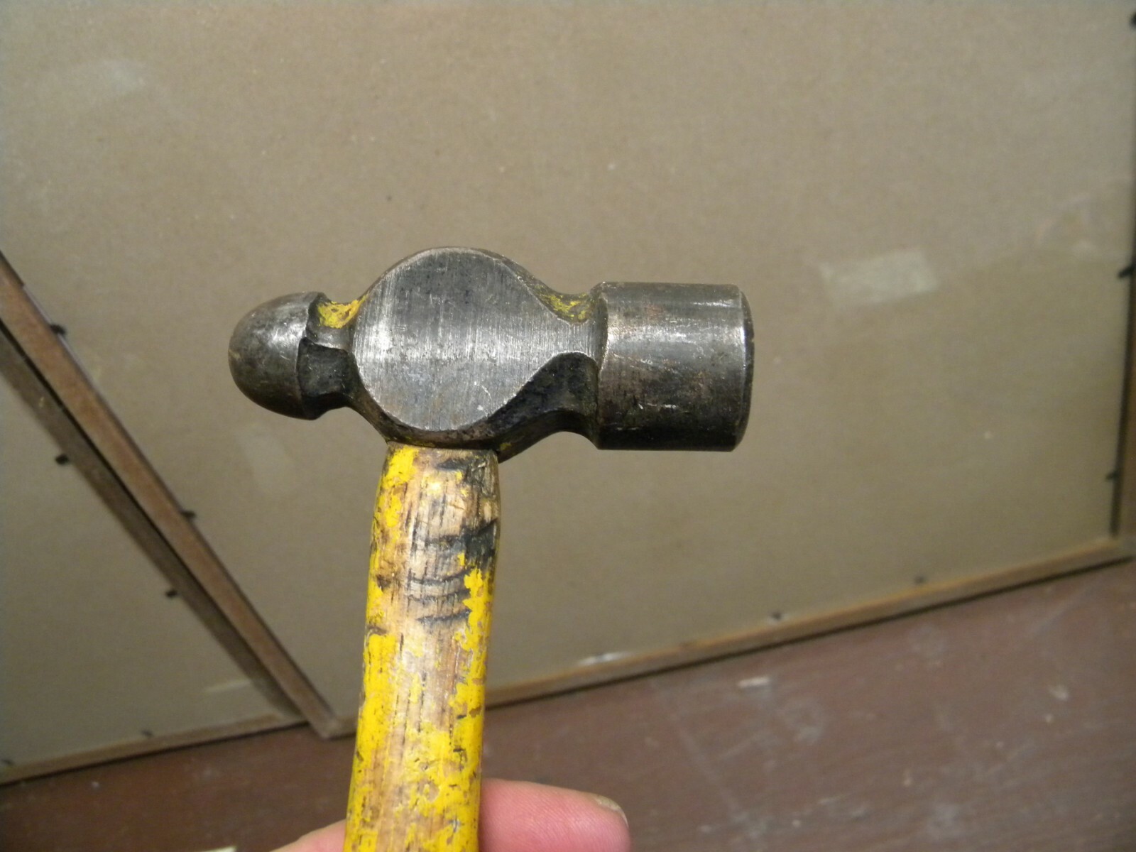 Vintage Cheney Railroad Finish Ball Pein Hammer Little Falls NY ~ 397R ~ 8oz